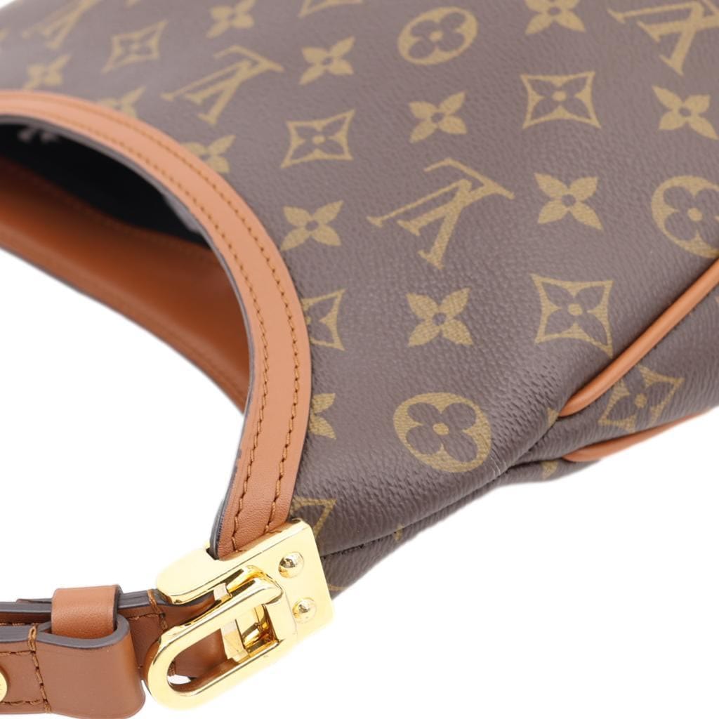 LOUIS VUITTON Dauphine Monogram Reverse Canvas Hobo Shoulder Bag Brown