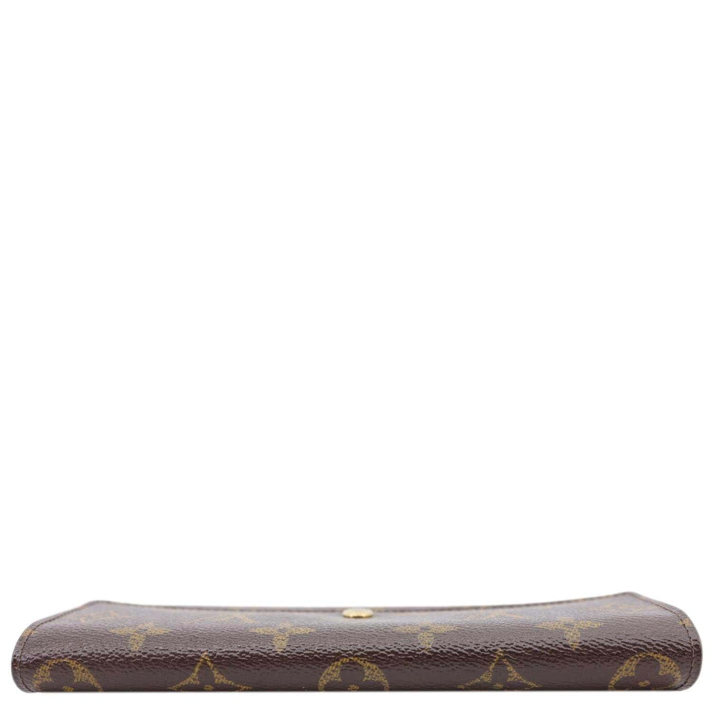 LOUIS VUITTON Sarah Vintage Monogram Canvas Wallet Brown