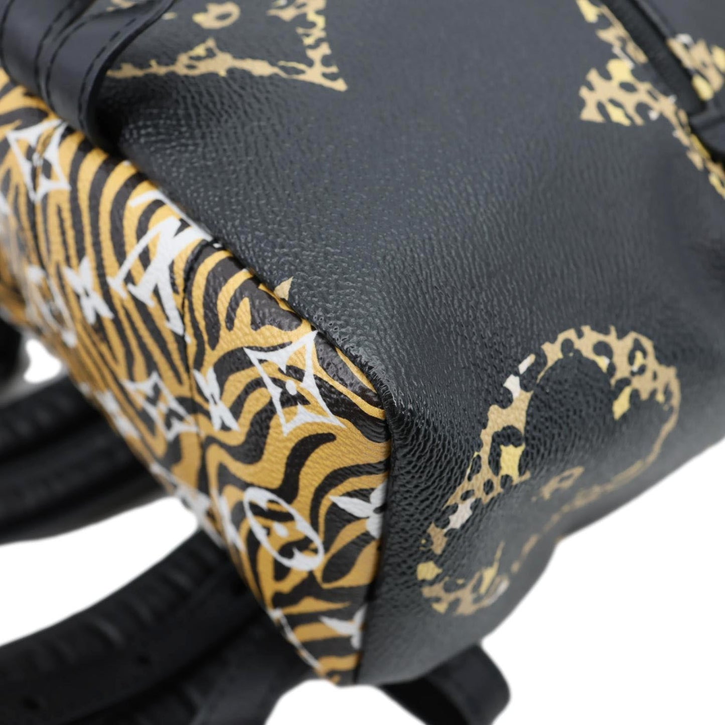 LOUIS VUITTON Palm Springs Jungle PM Monogram Giant Canvas Backpack Black
