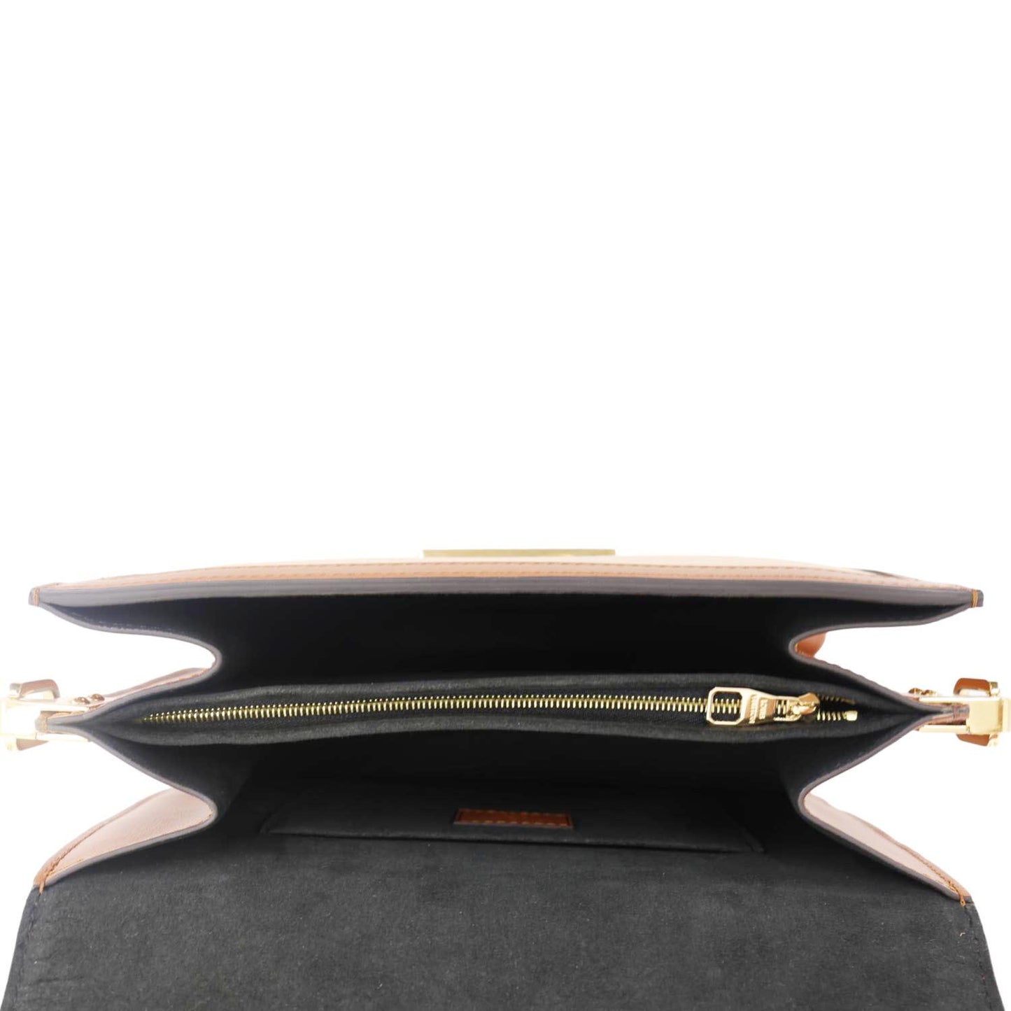 LOUIS VUITTON Dauphine Taurillon Leather Shoulder Bag Blue