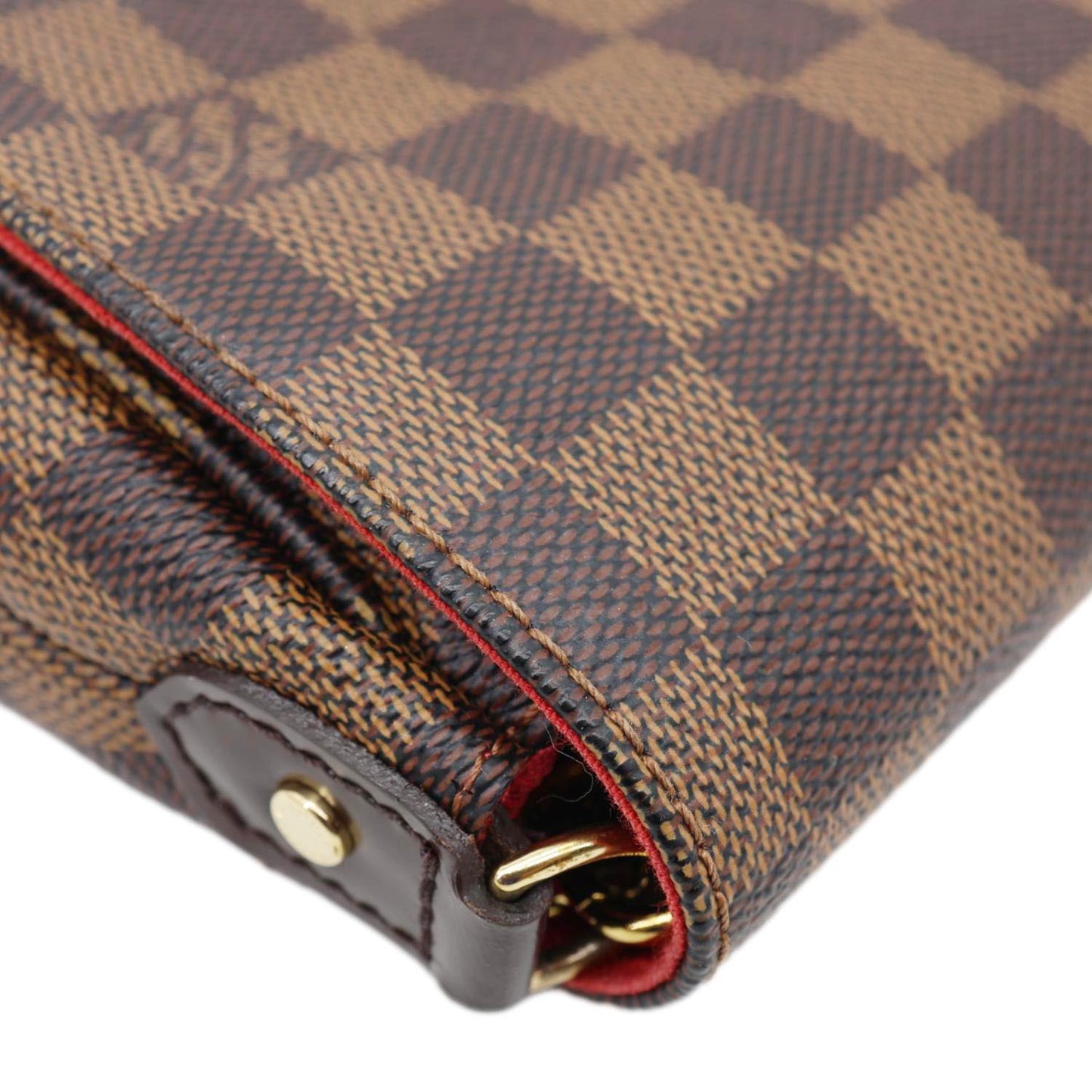 LOUIS VUITTON Favorite PM Damier Ebene Crossbody Bag Brown