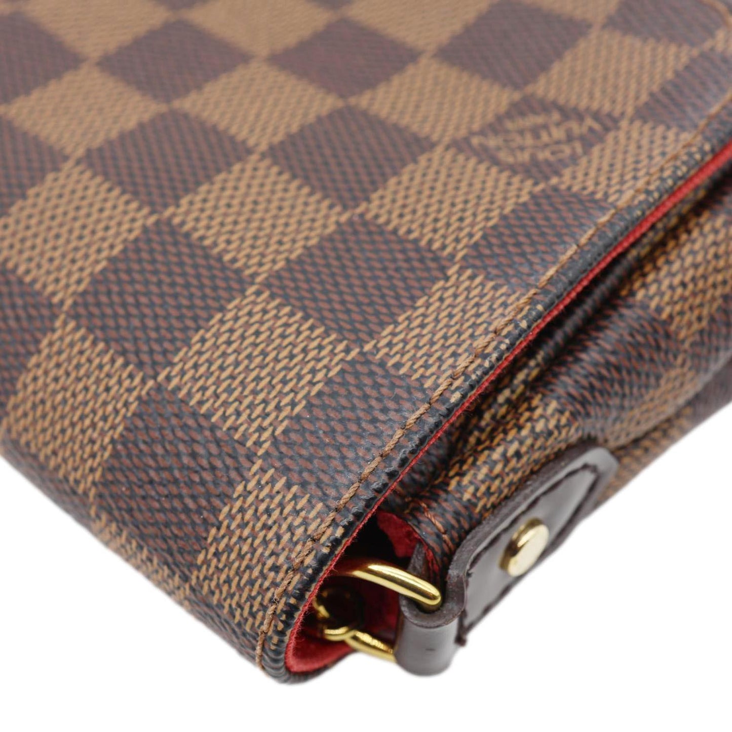 LOUIS VUITTON Favorite PM Damier Ebene Crossbody Bag Brown