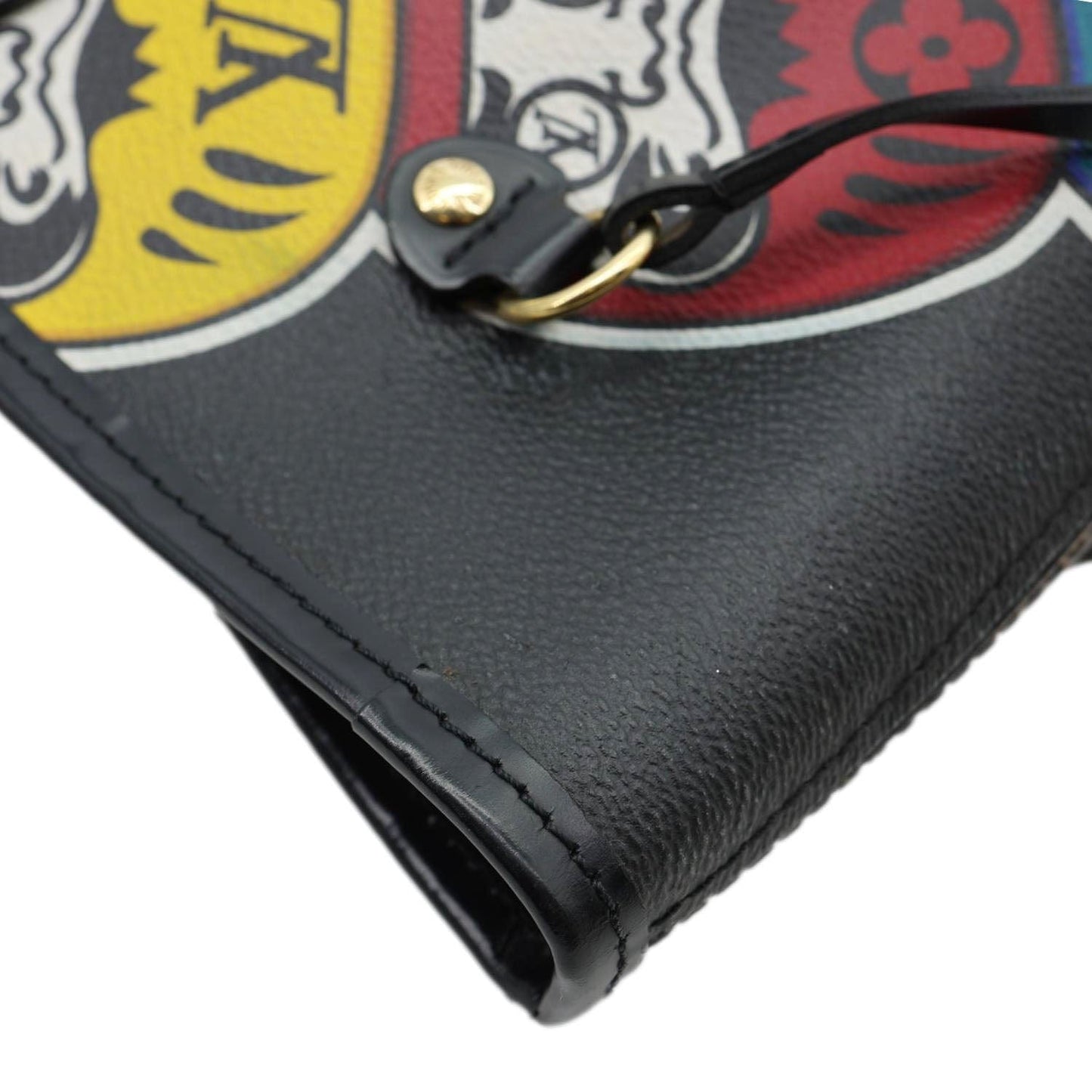 LOUIS VUITTON Neverfull Kabuki MM Monogram Canvas Tote Bag Brown