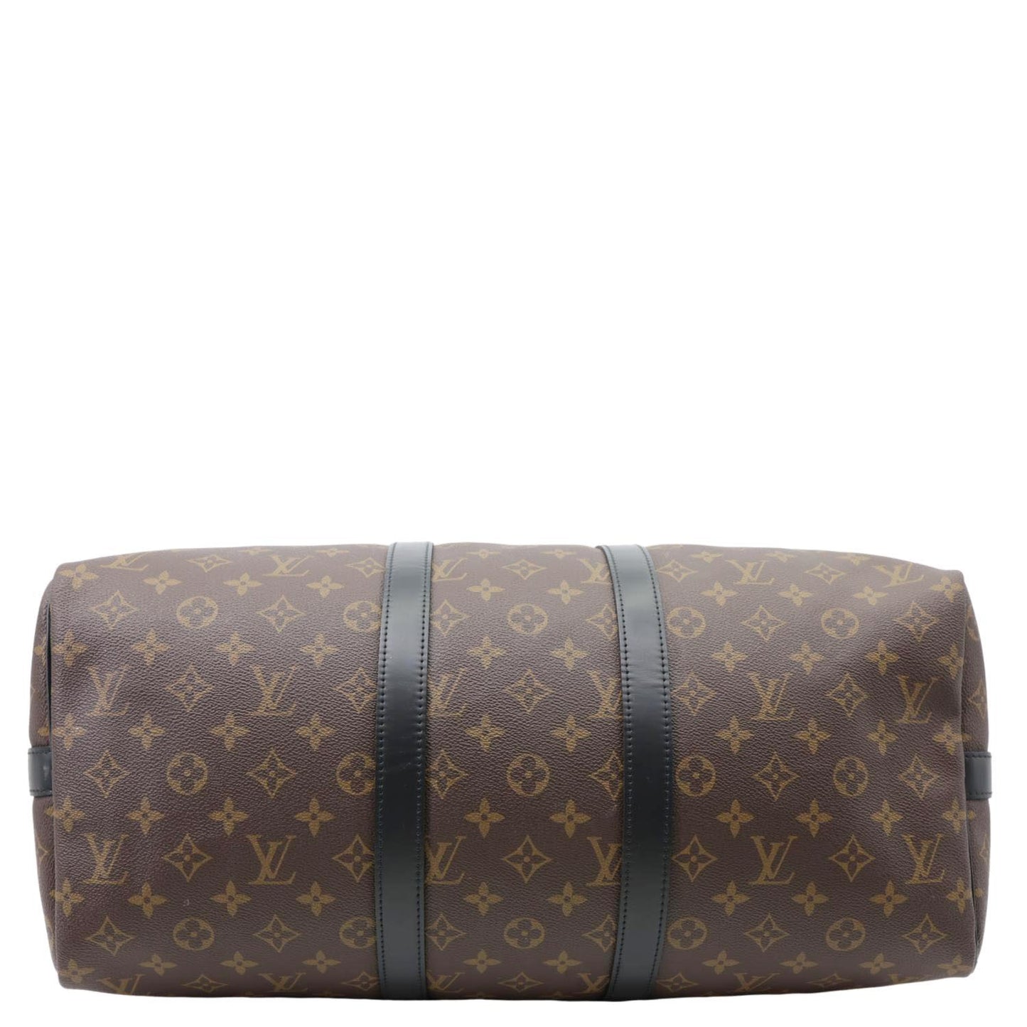 LOUIS VUITTON Keepall 45 Bandouliere Monogram Canvas Travel Bag Black