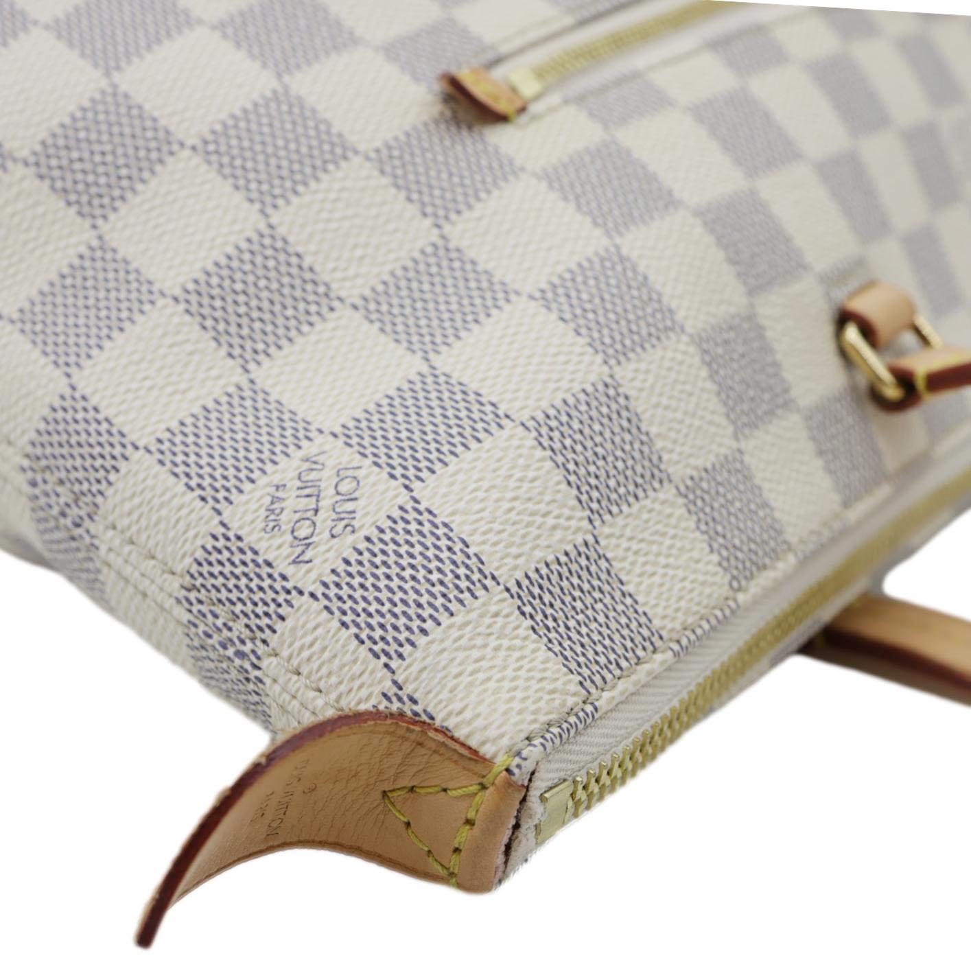 LOUIS VUITTON Iena PM Damier Azur Shoulder Bag Rose Ballerine