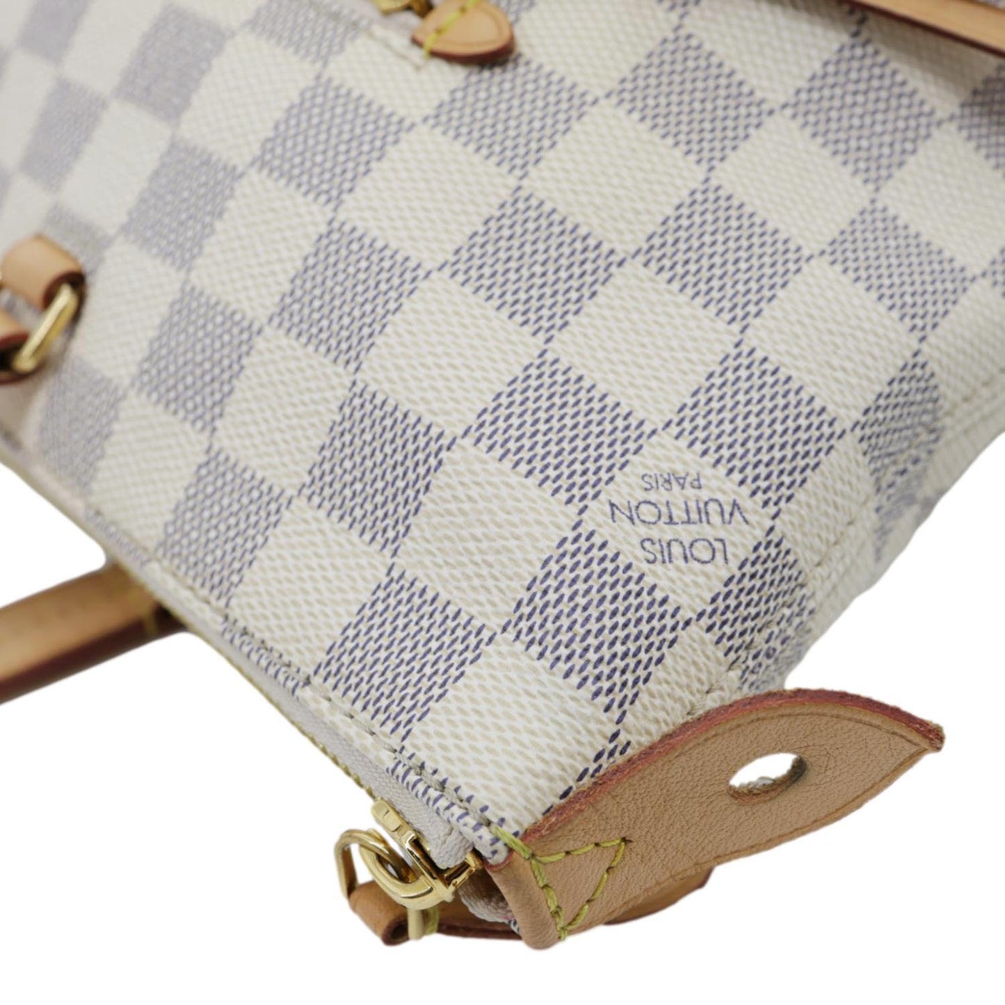 LOUIS VUITTON Iena PM Damier Azur Shoulder Bag Rose Ballerine