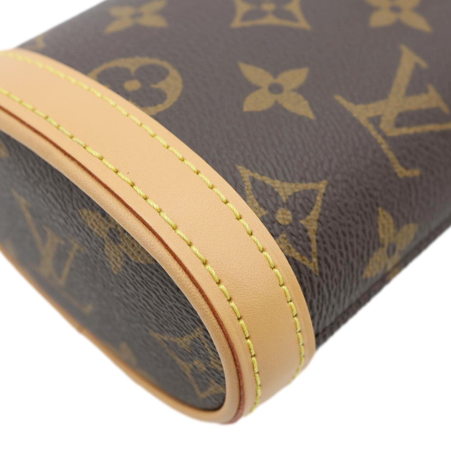 LOUIS VUITTON Fold Me Pouch Monogram Canvas Shoulder Bag Brown
