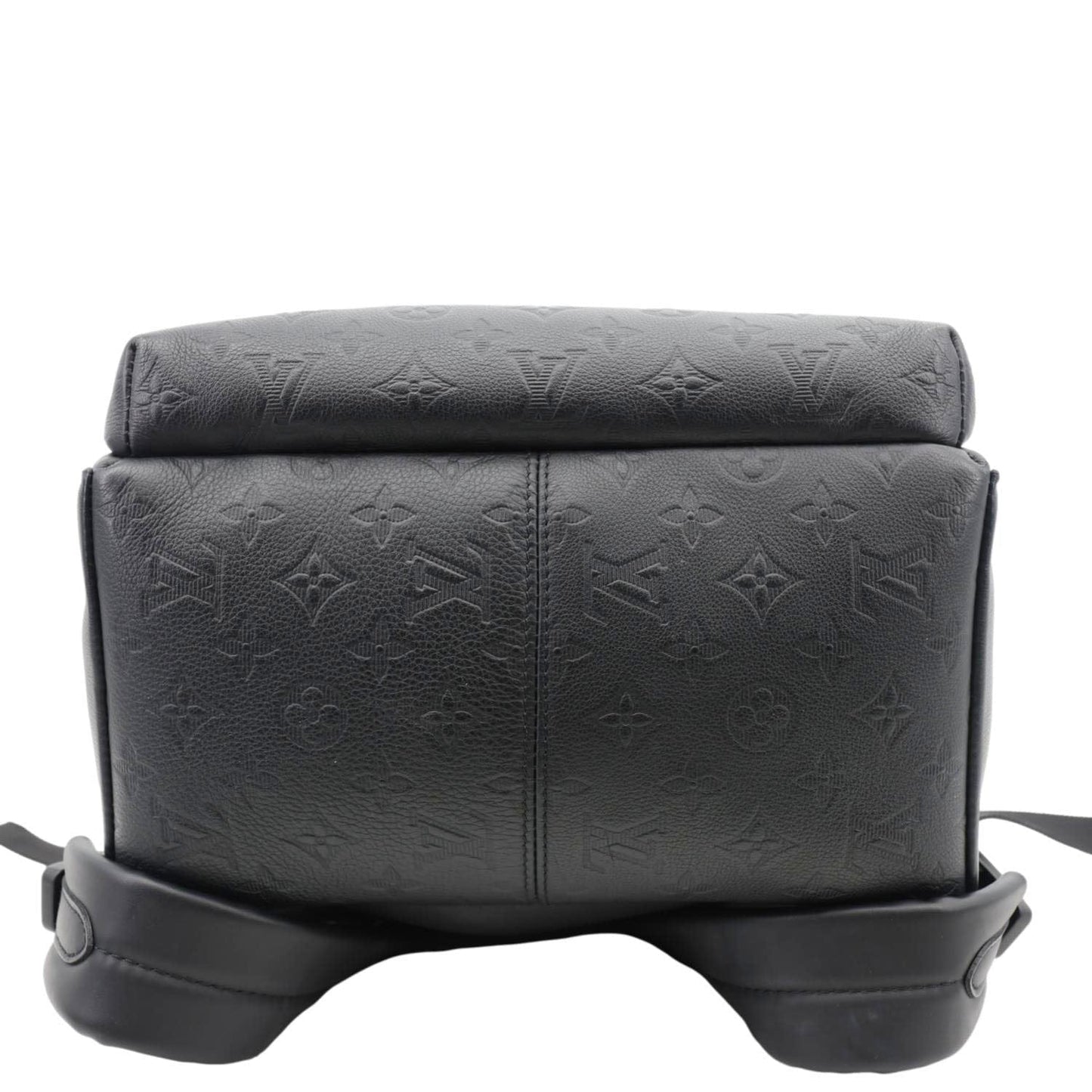 LOUIS VUITTON Discovery PM Calfskin Monogram Shadow Backpack Bag Black