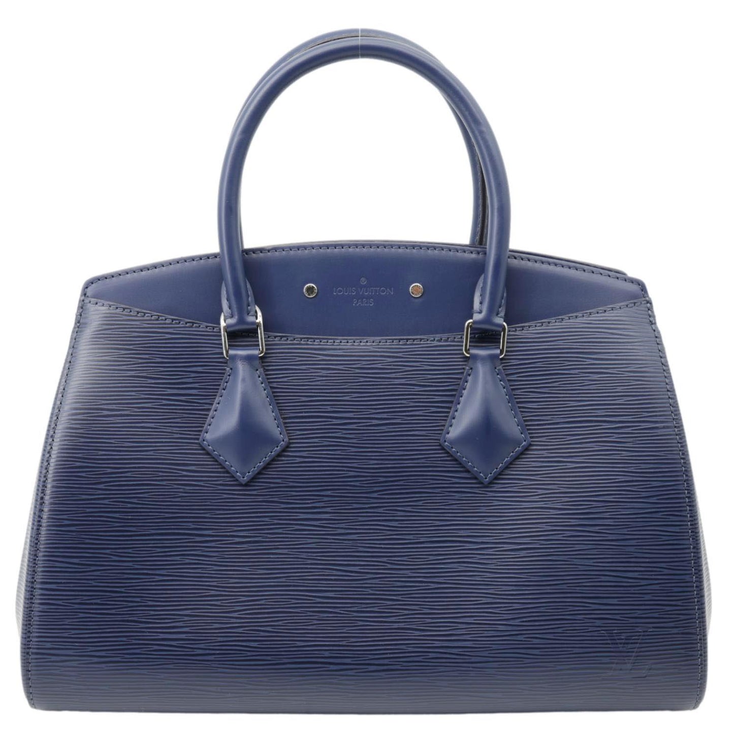 LOUIS VUITTON Soufflot NM MM Epi Leather Crossbody Bag Navy Blue