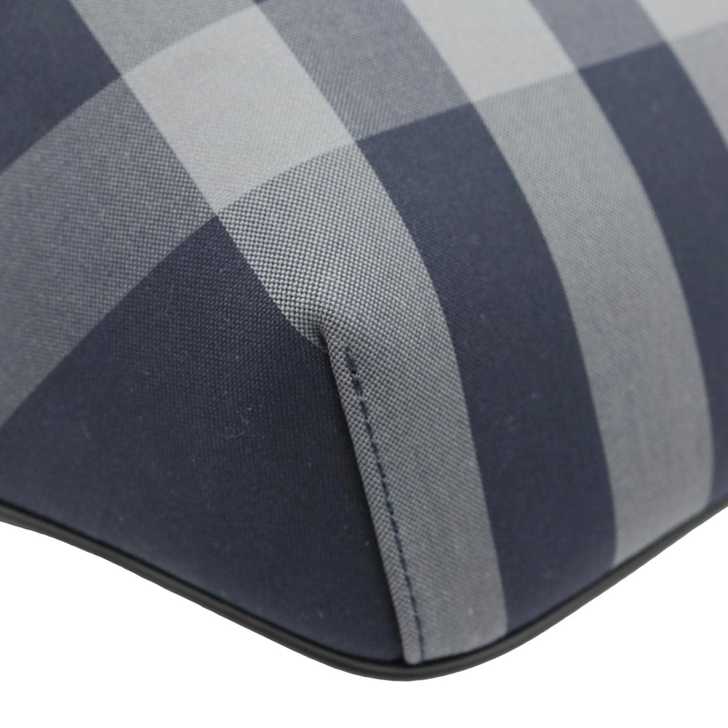 BURBERRY Sonny House Check Canvas Funny Pack Belt Bag Navy Grey