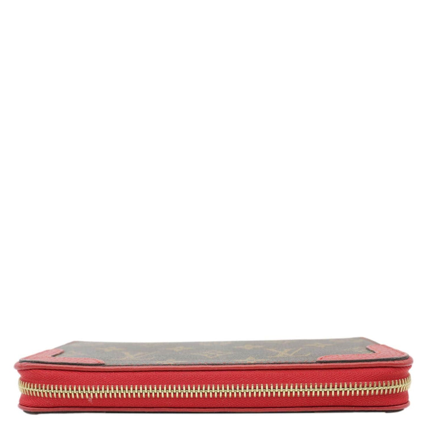 LOUIS VUITTON Retiro Monogram Canvas Zippy Wallet Cerise Red