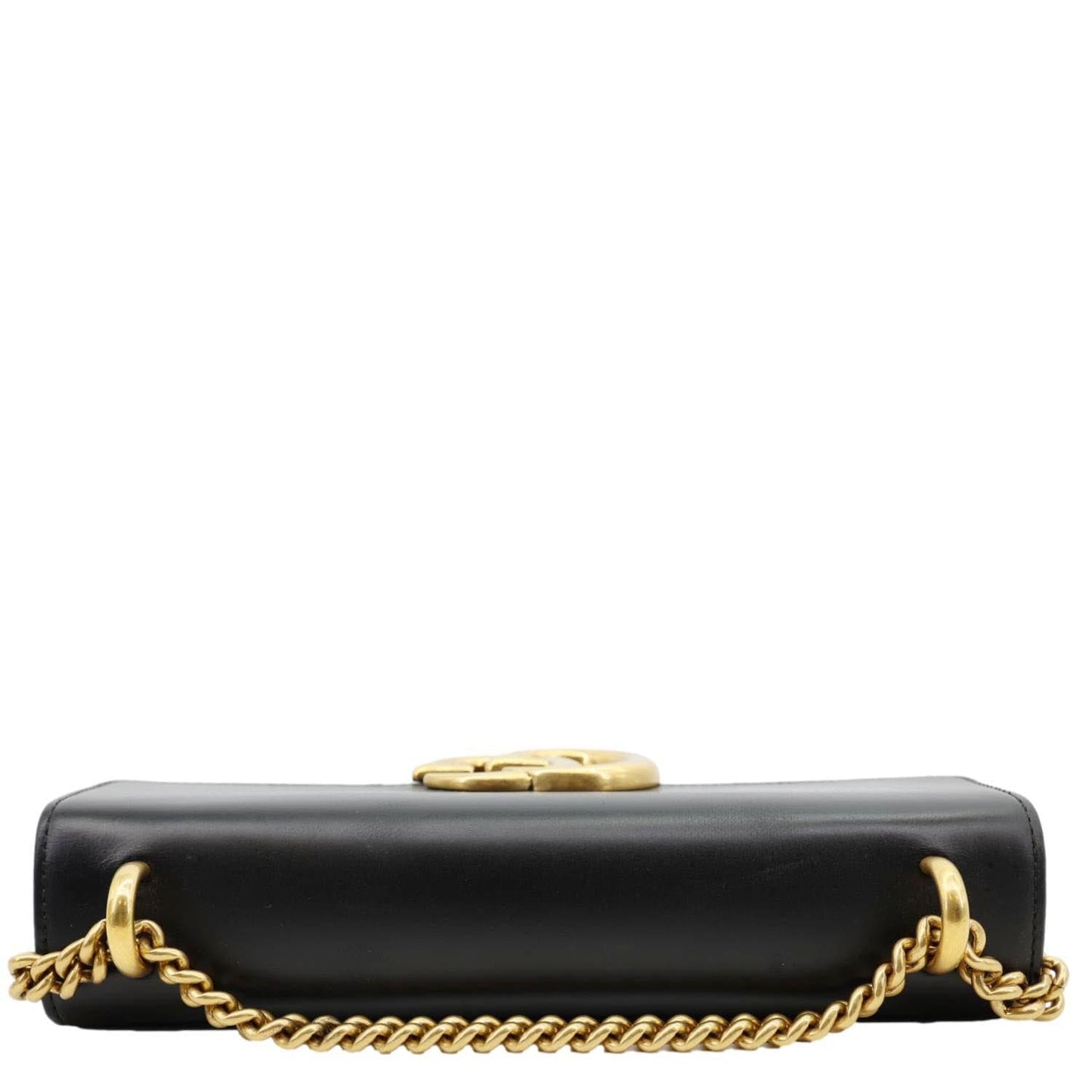 GUCCI Marmont Heart Patchwork Leather Chain Shoulder Bag Red 431777