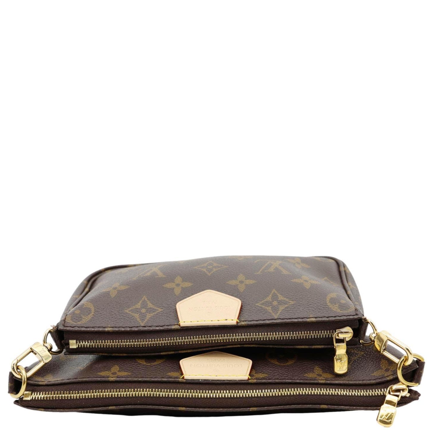 LOUIS VUITTON Multi Pochette Accessoires Monogram Canvas Crossbody Bag Brown