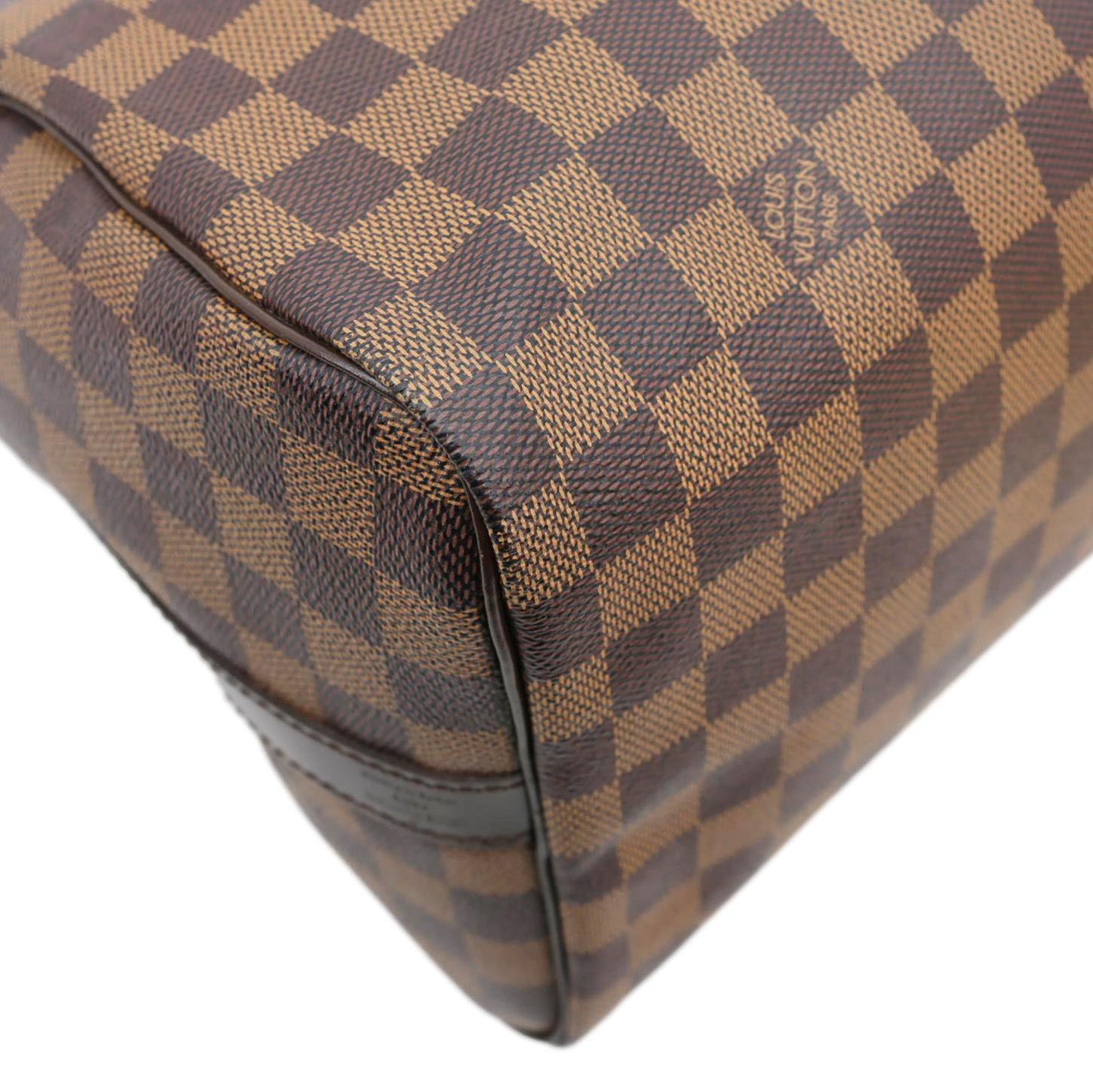 LOUIS VUITTON Speedy 30 Bandouliere Damier Ebene Shoulder Bag Brown