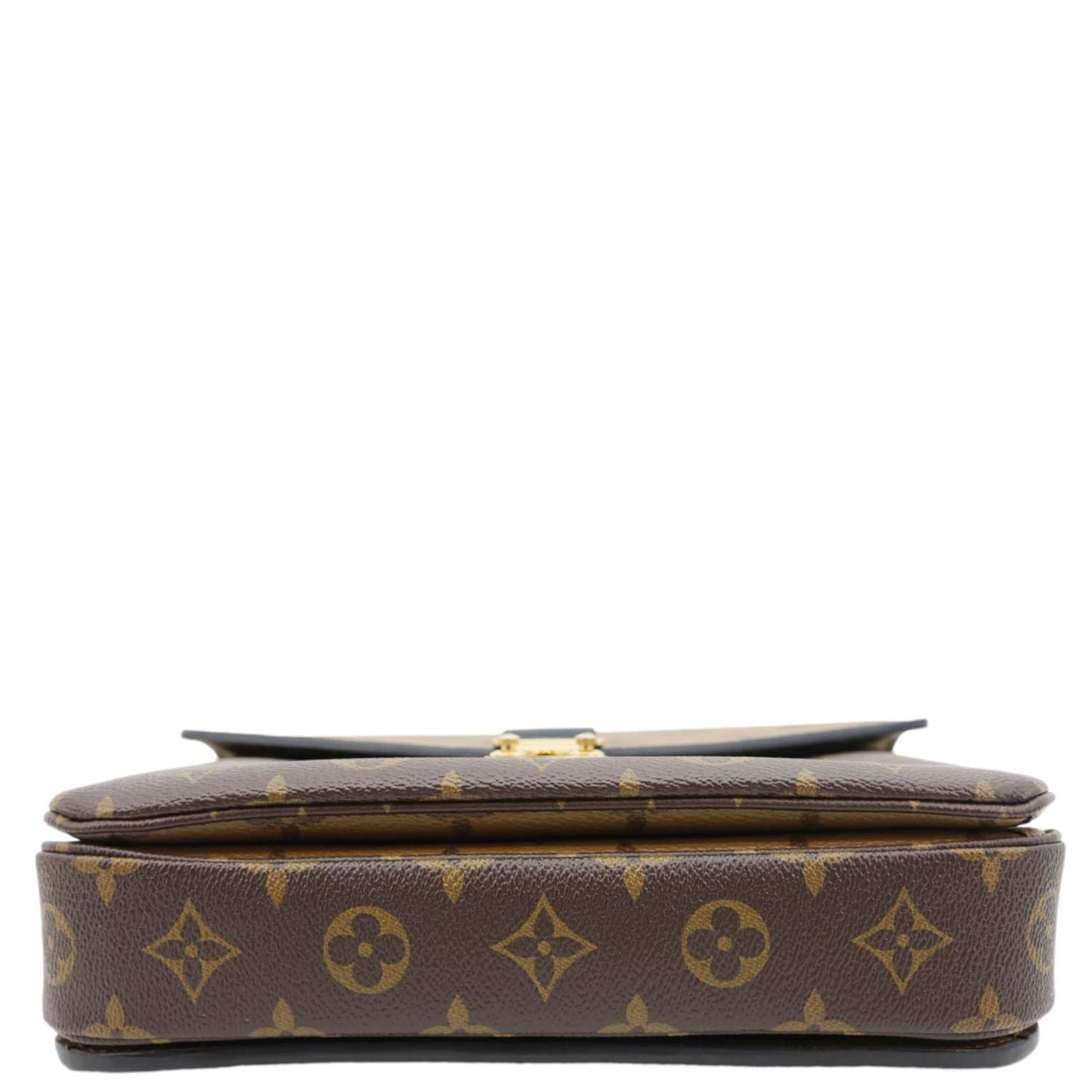 LOUIS VUITTON Metis Pochette Reverse Monogram Canvas Crossbody Bag Brown