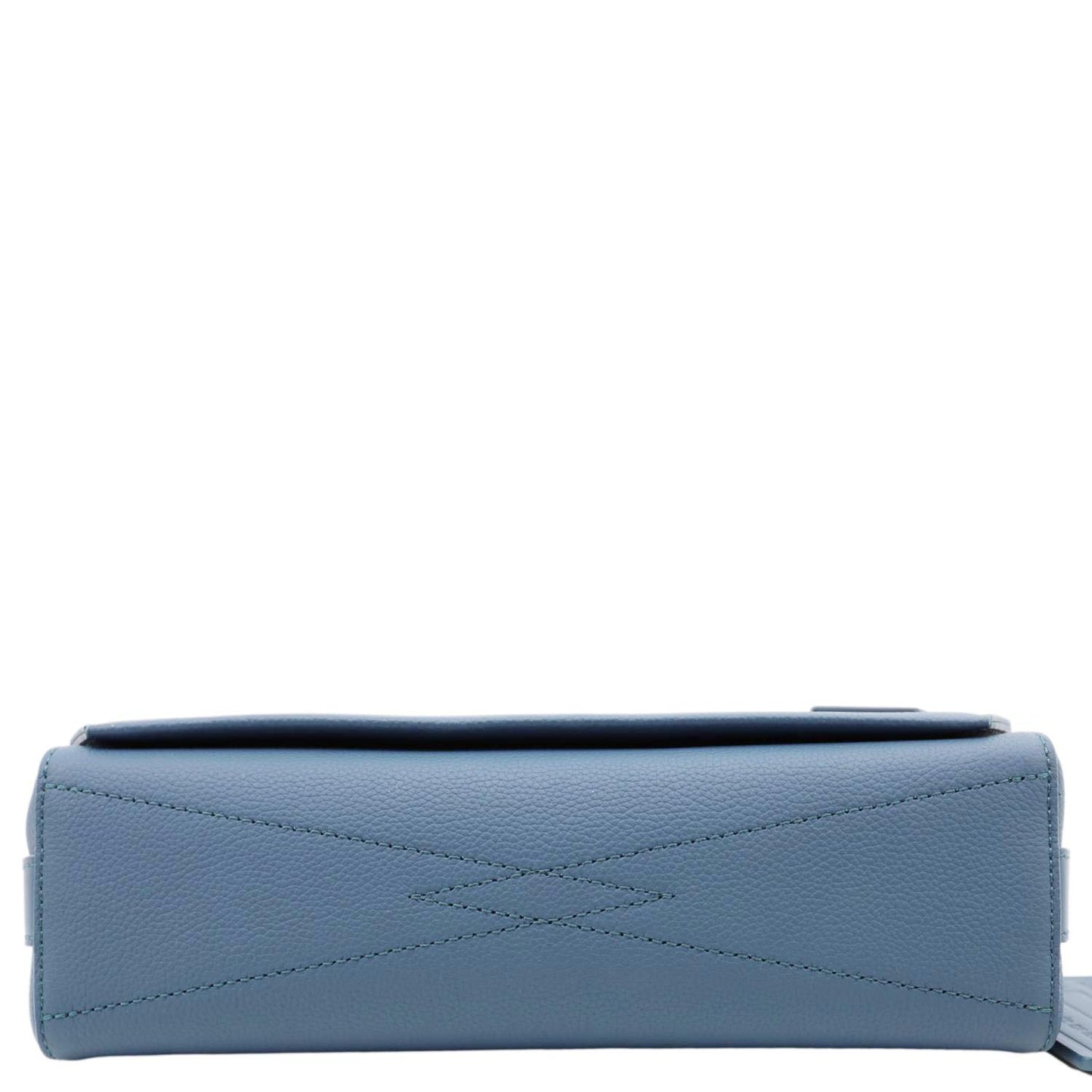 LOUIS VUITTON Takeoff Aerogram Leather Messenger Bag Navy Blue