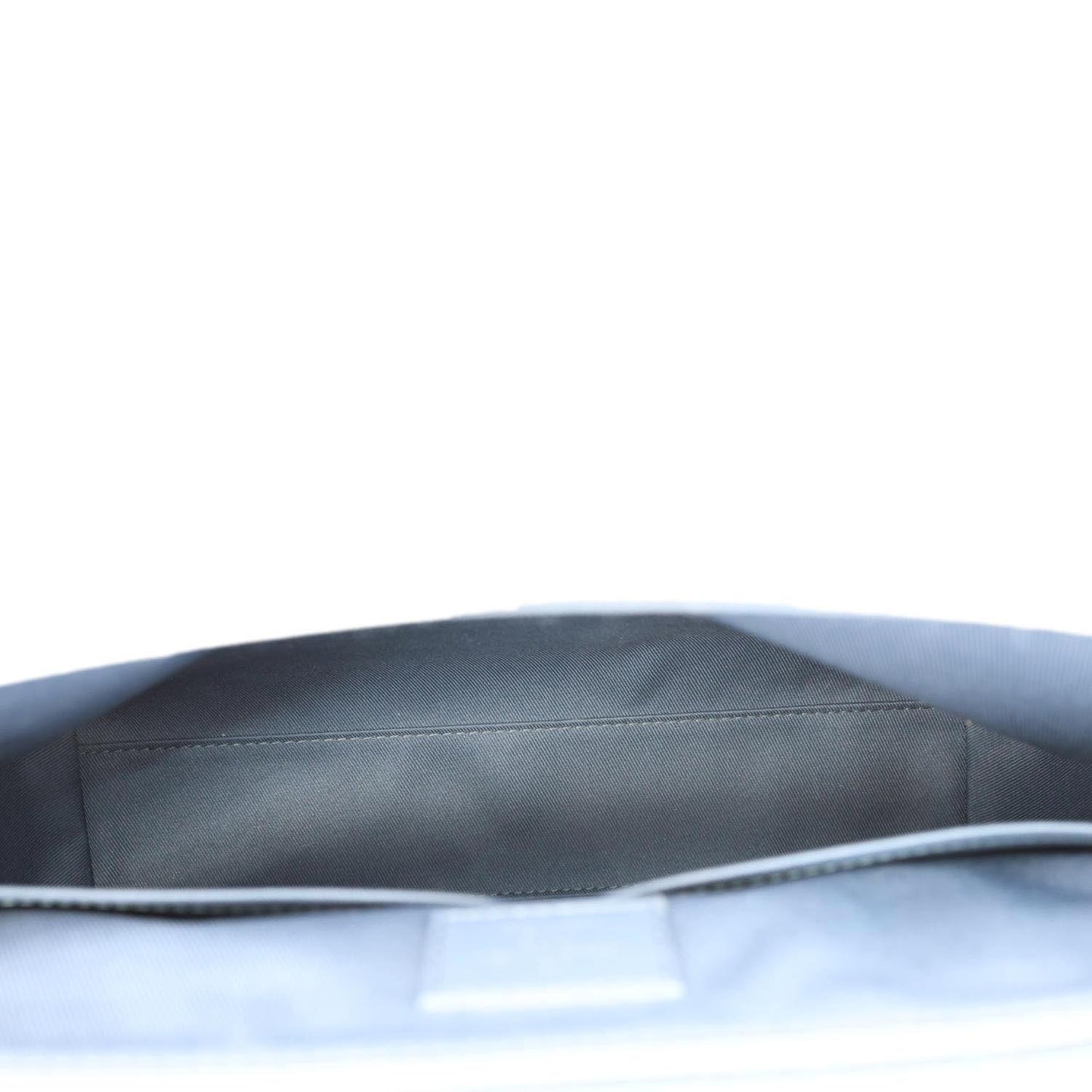 LOUIS VUITTON Takeoff Aerogram Leather Messenger Bag Navy Blue