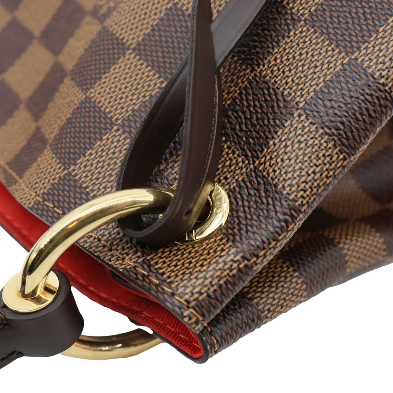 LOUIS VUITTON Graceful PM Damier Ebene Shoulder Bag Brown