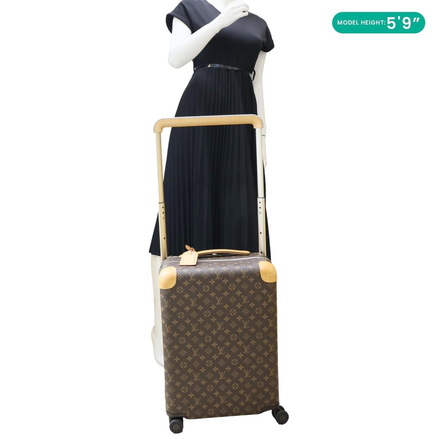 LOUIS VUITTON Horizon 55 Monogram Canvas Travel Bag Brown