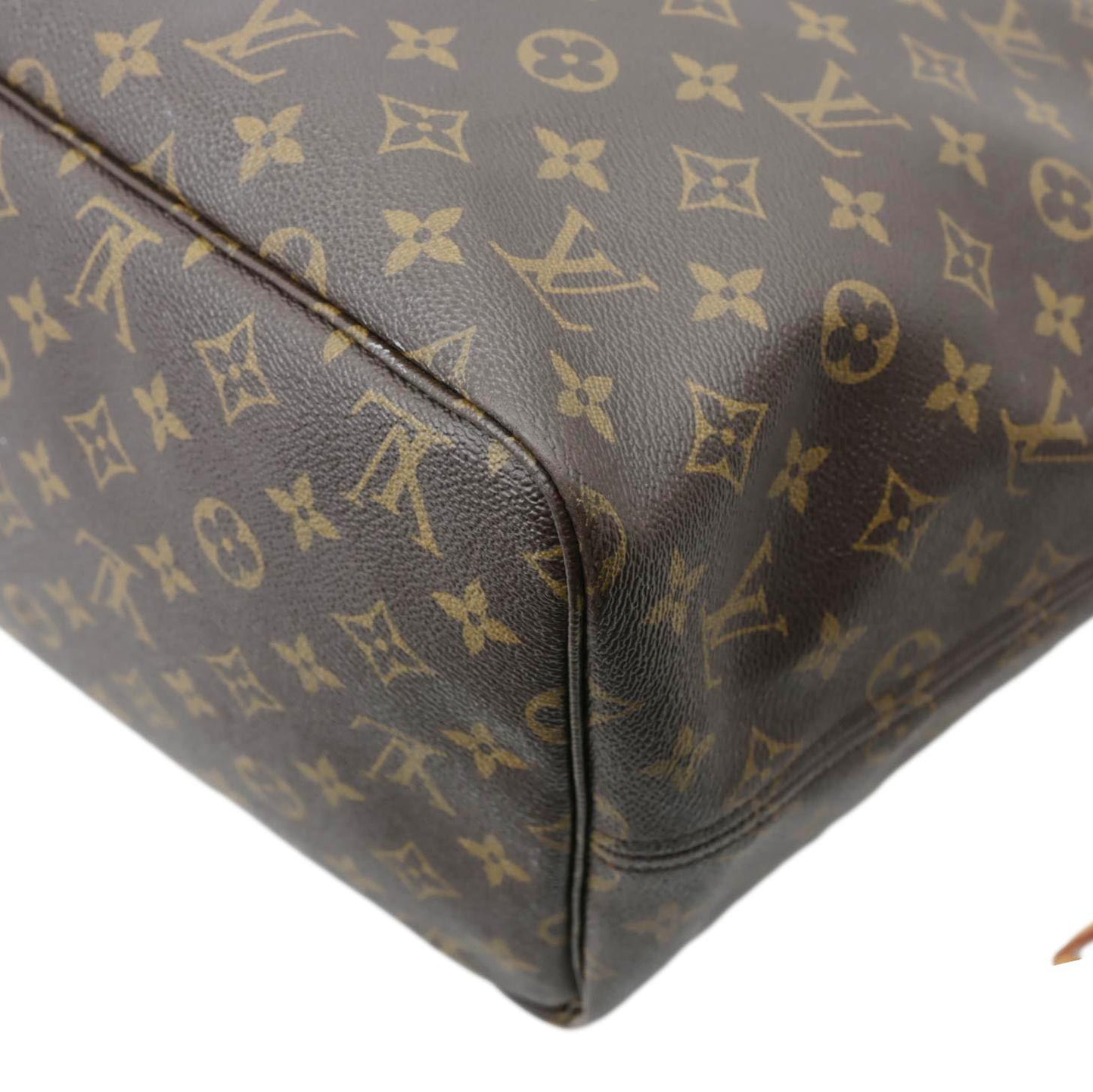 LOUIS VUITTON Neverfull GM Monogram Canvas Tote Bag Brown