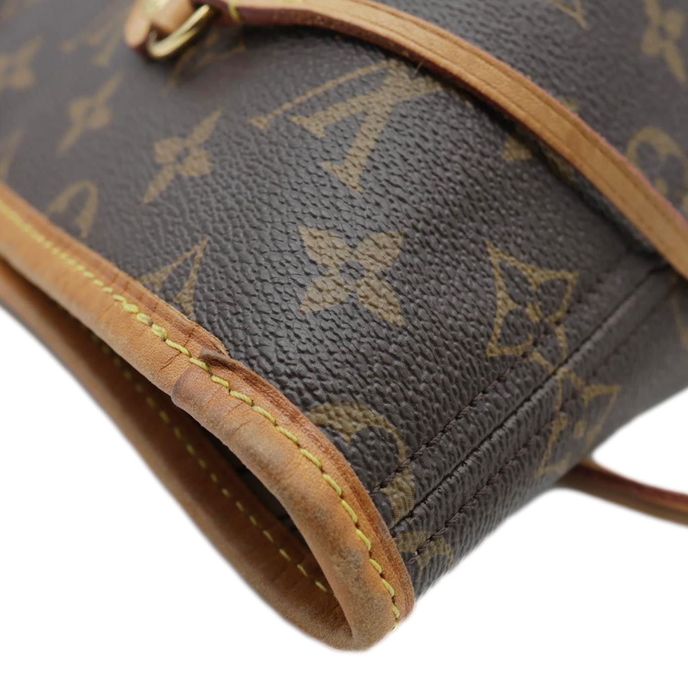 LOUIS VUITTON Neverfull GM Monogram Canvas Tote Bag Brown