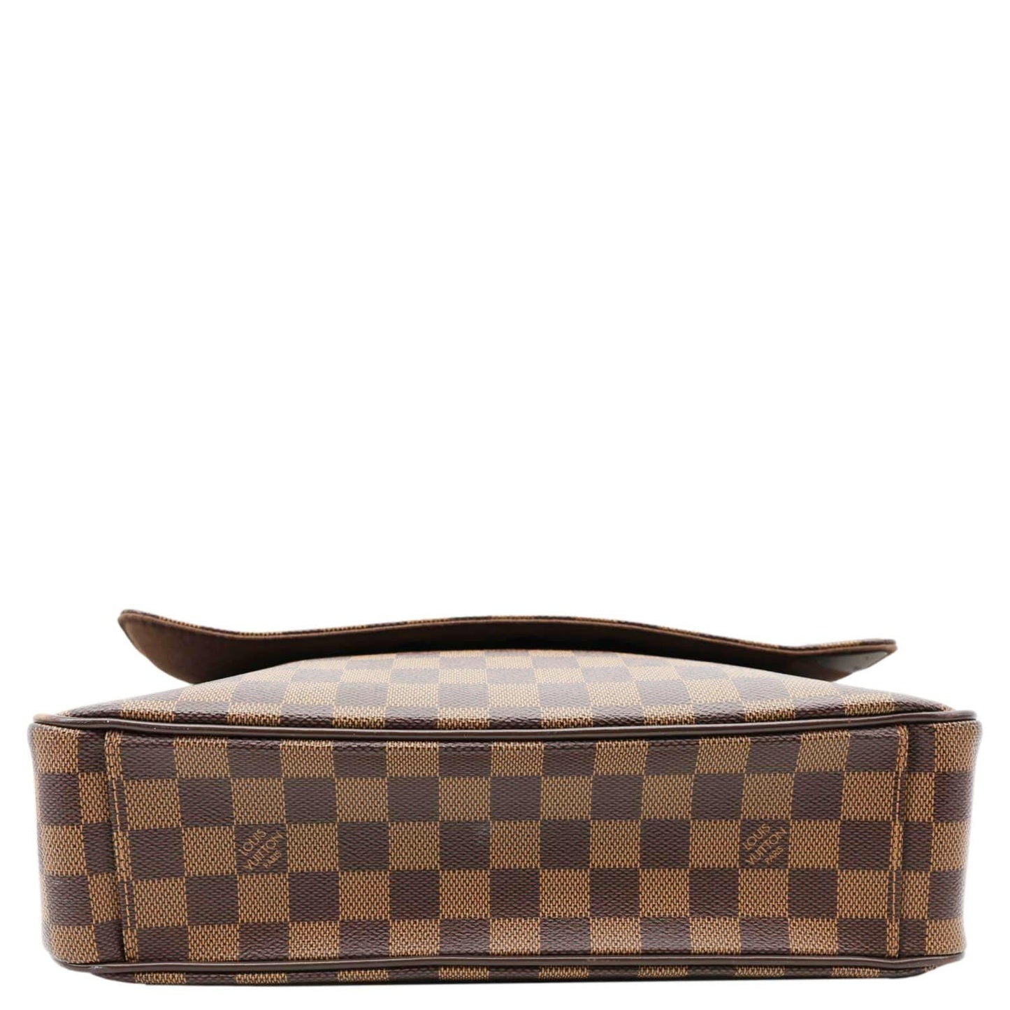 LOUIS VUITTON Shelton MM Damier Ebene Messenger Bag Brown