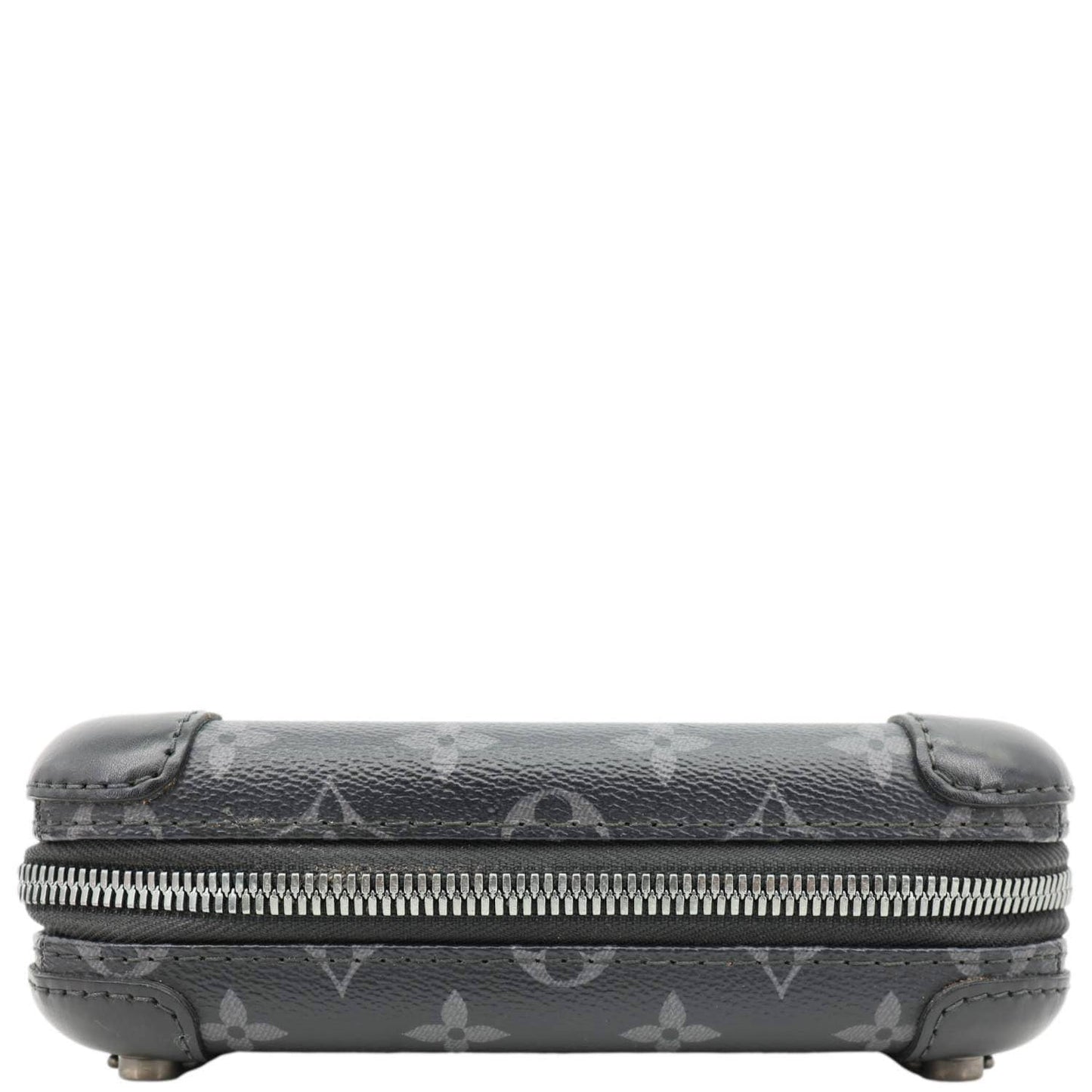 LOUIS VUITTON Horizon Monogram Eclipse Clutch Shoulder Bag Black