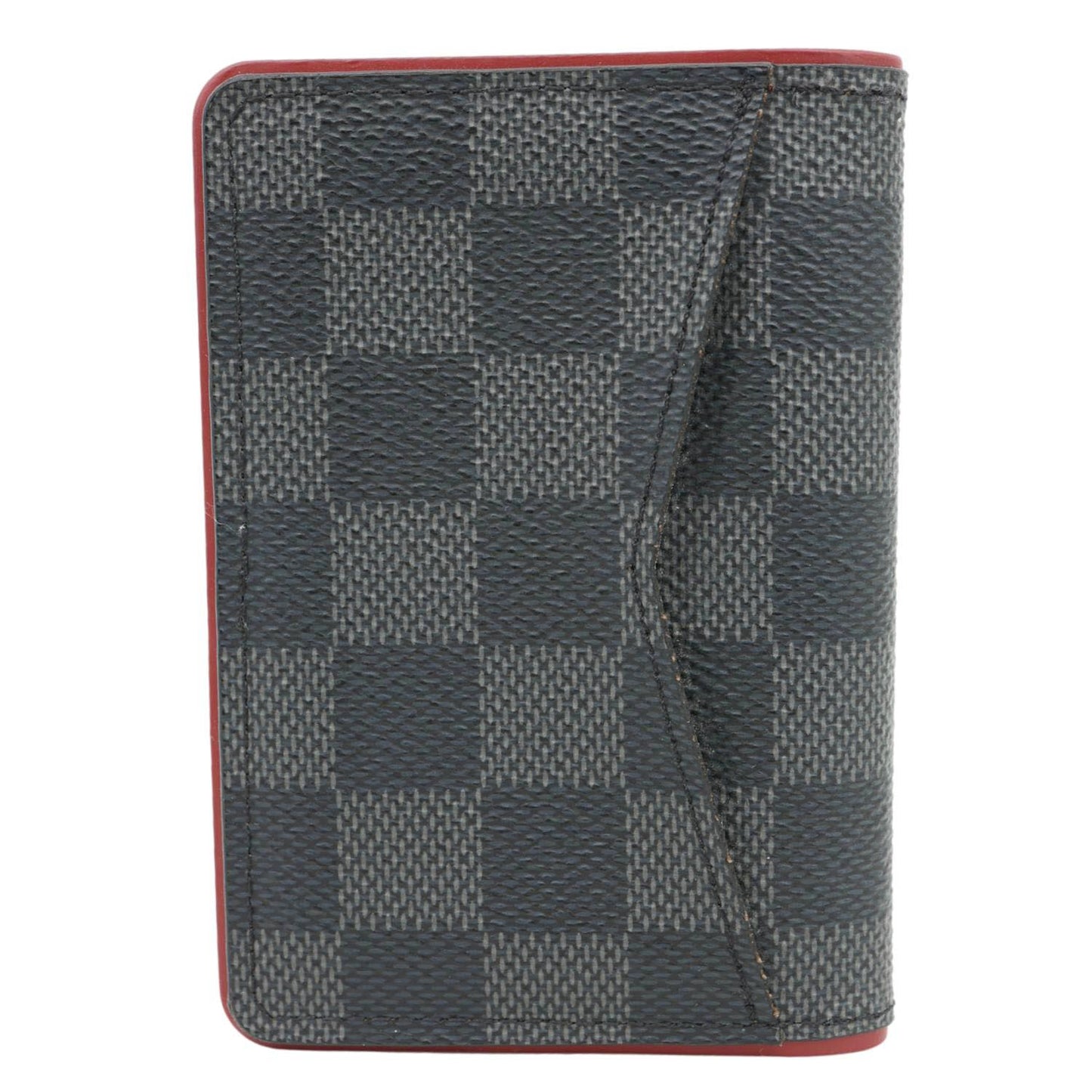 LOUIS VUITTON Pocket Organiser Damier Graphite Wallet Grey
