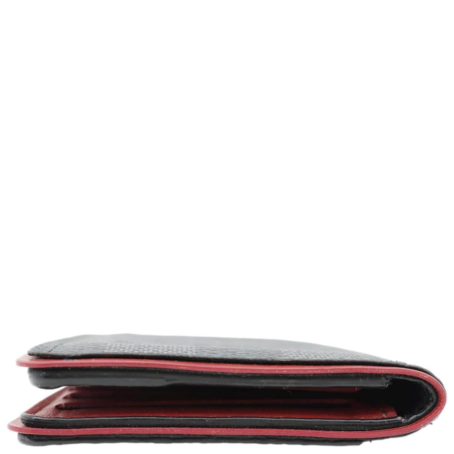 LOUIS VUITTON Pocket Organiser Damier Graphite Wallet Grey