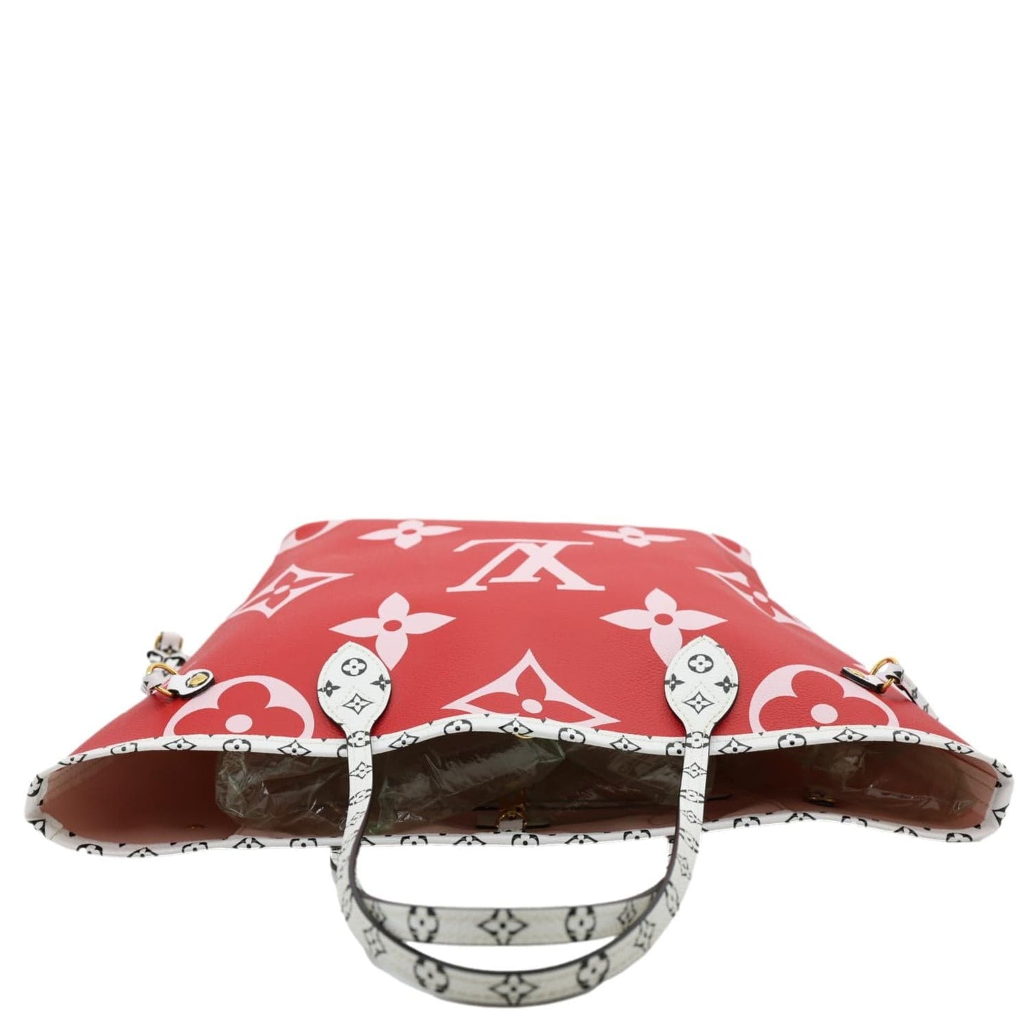 Louis Vuitton Neverfull MM Tote Rouge Giant Monogram Tote Bag Red
