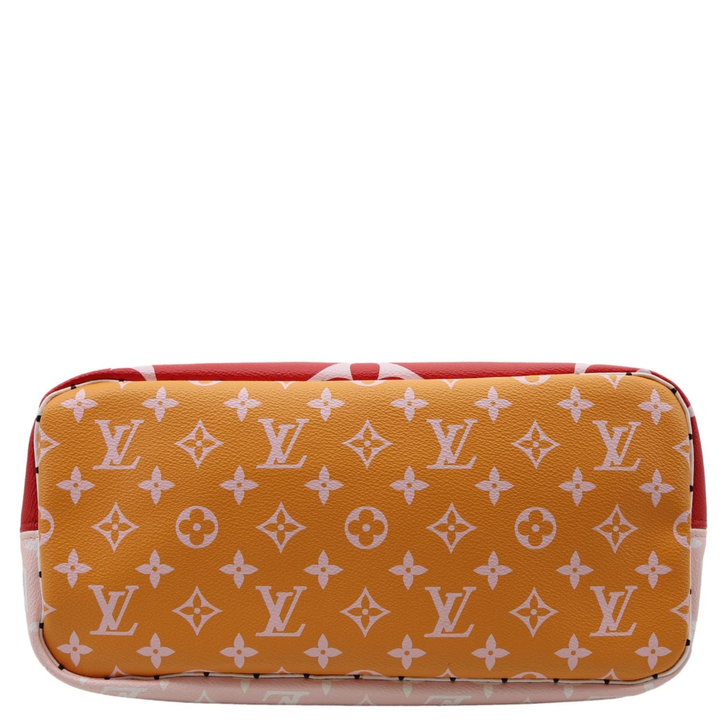 Louis Vuitton Neverfull MM Tote Rouge Giant Monogram Tote Bag Red