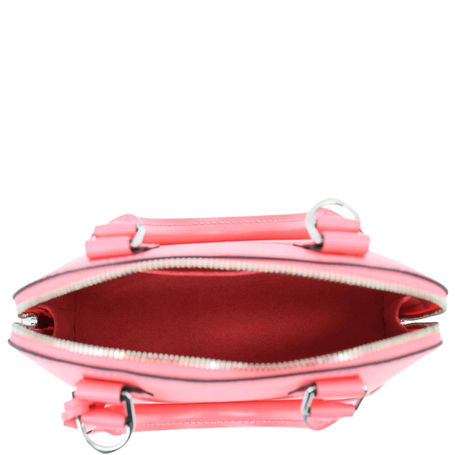 LOUIS VUITTON Alma BB Epi Leather Satchel Crossbody Bag Pink