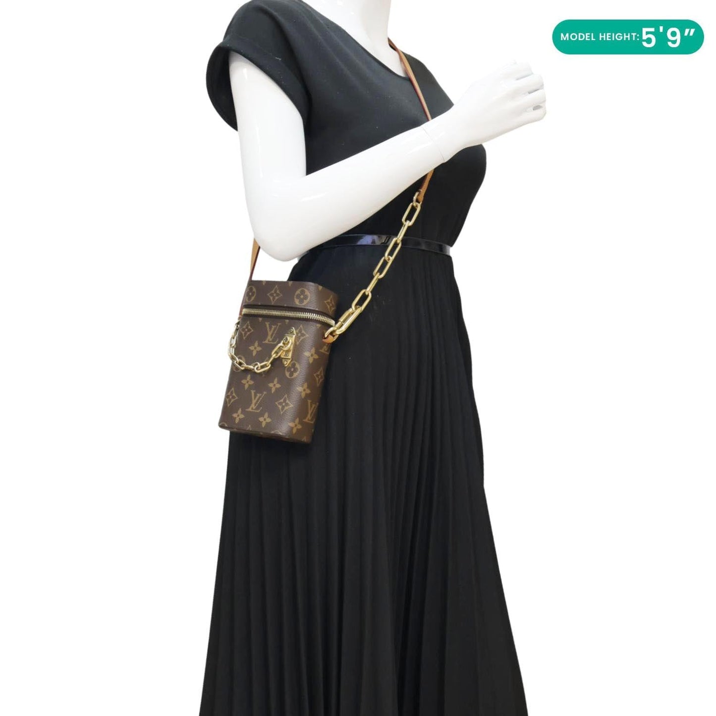 LOUIS VUITTON Legacy Monogram Canvas Phone Box Brown