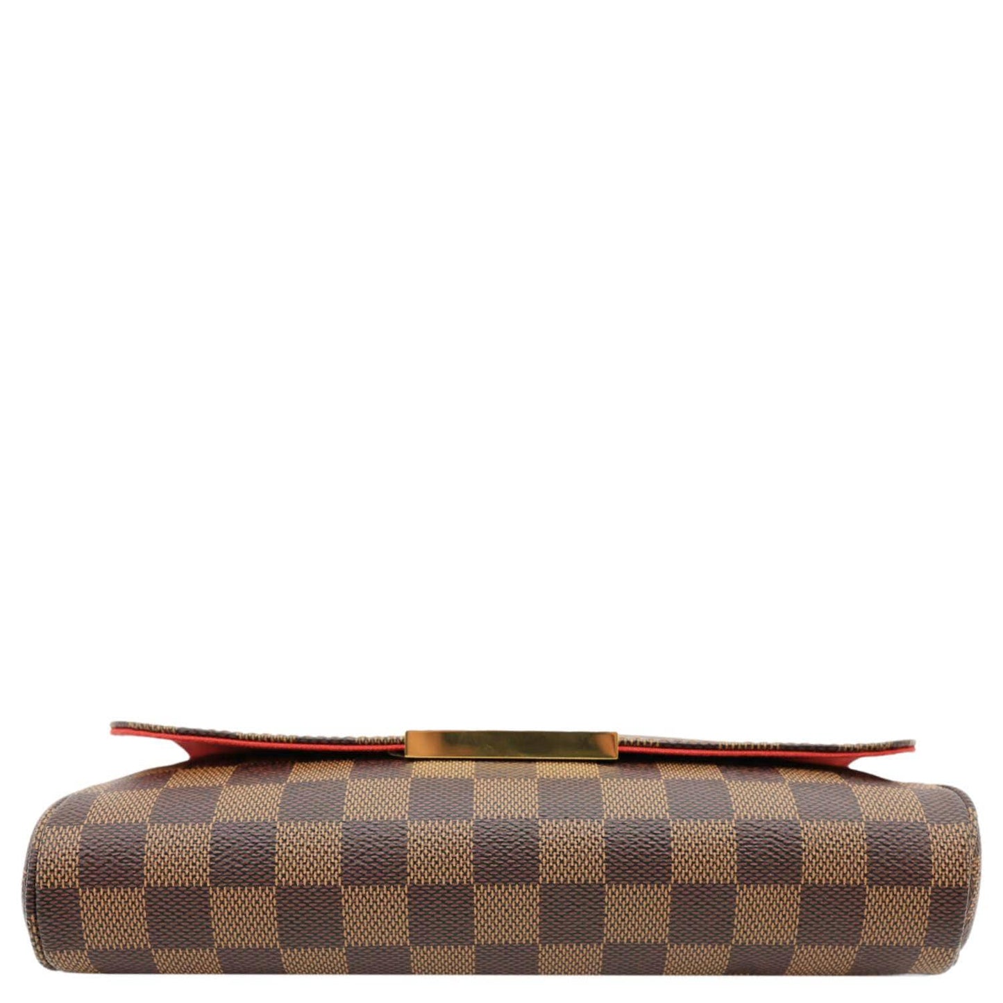 LOUIS VUITTON Favorite MM Damier Ebene Chain Shoulder Bag Brown