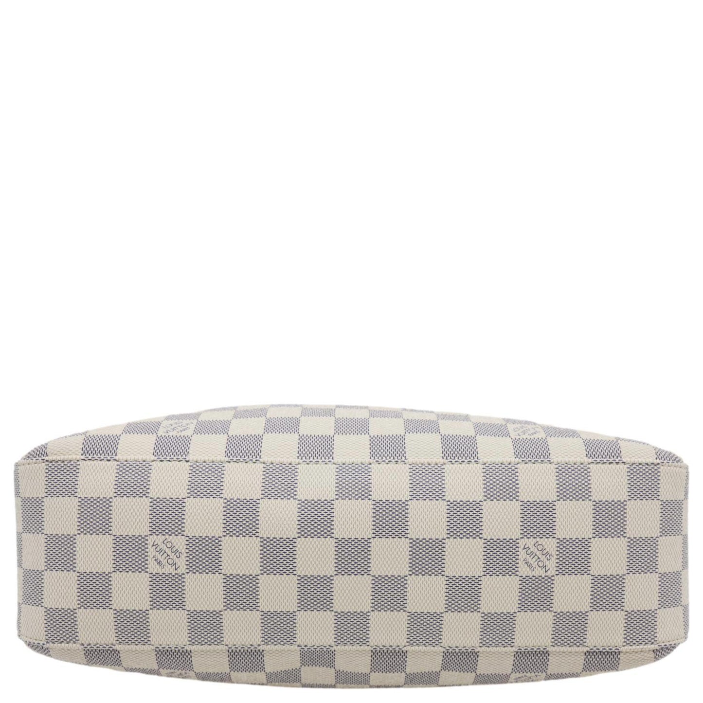 LOUIS VUITTON Slouchy PM Damier Azur Hobo Bag Rose Ballerine
