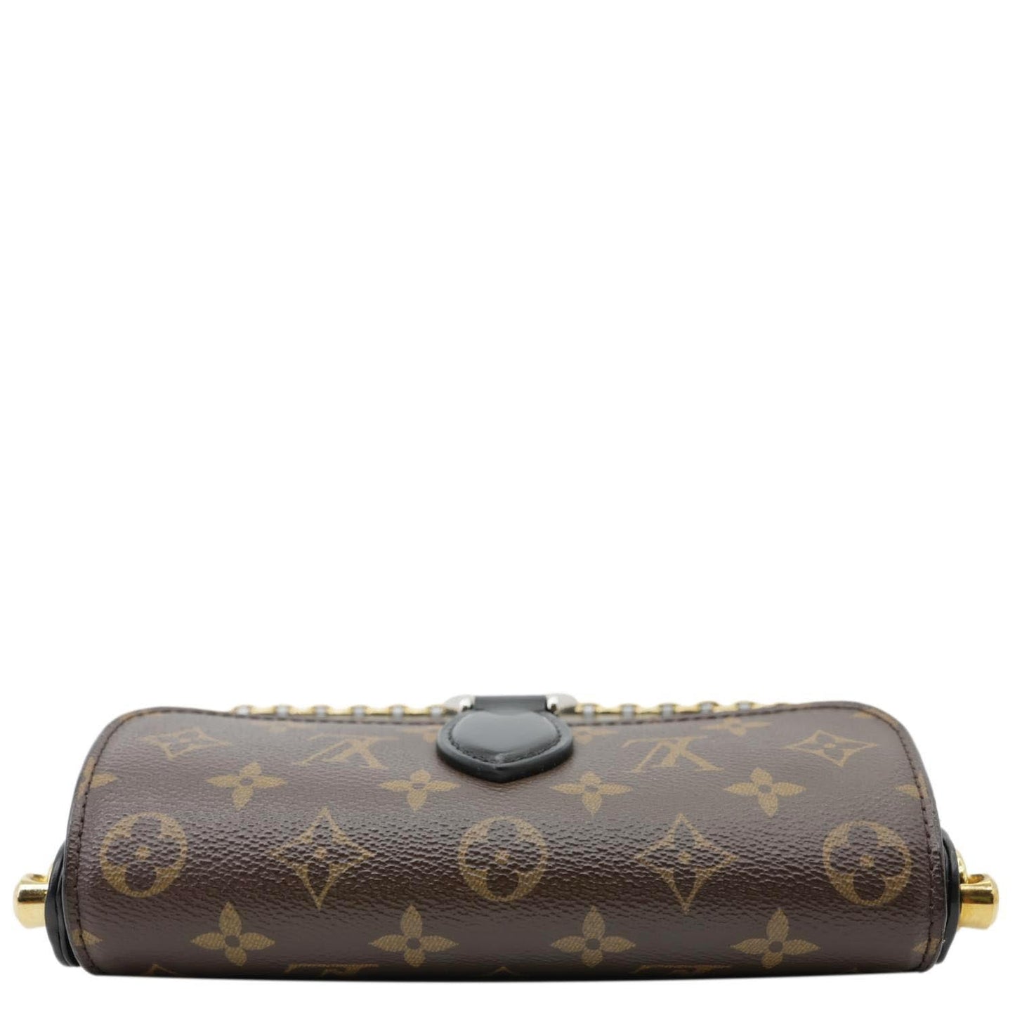 LOUIS VUITTON Neo Saint Cloud Monogram Canvas Shoulder Bag Black