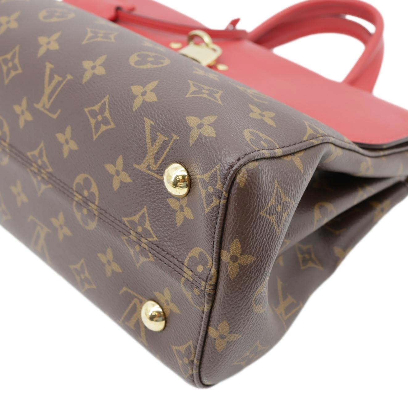 LOUIS VUITTON Venus Monogram Canvas 2way Shoulder Bag Cherry