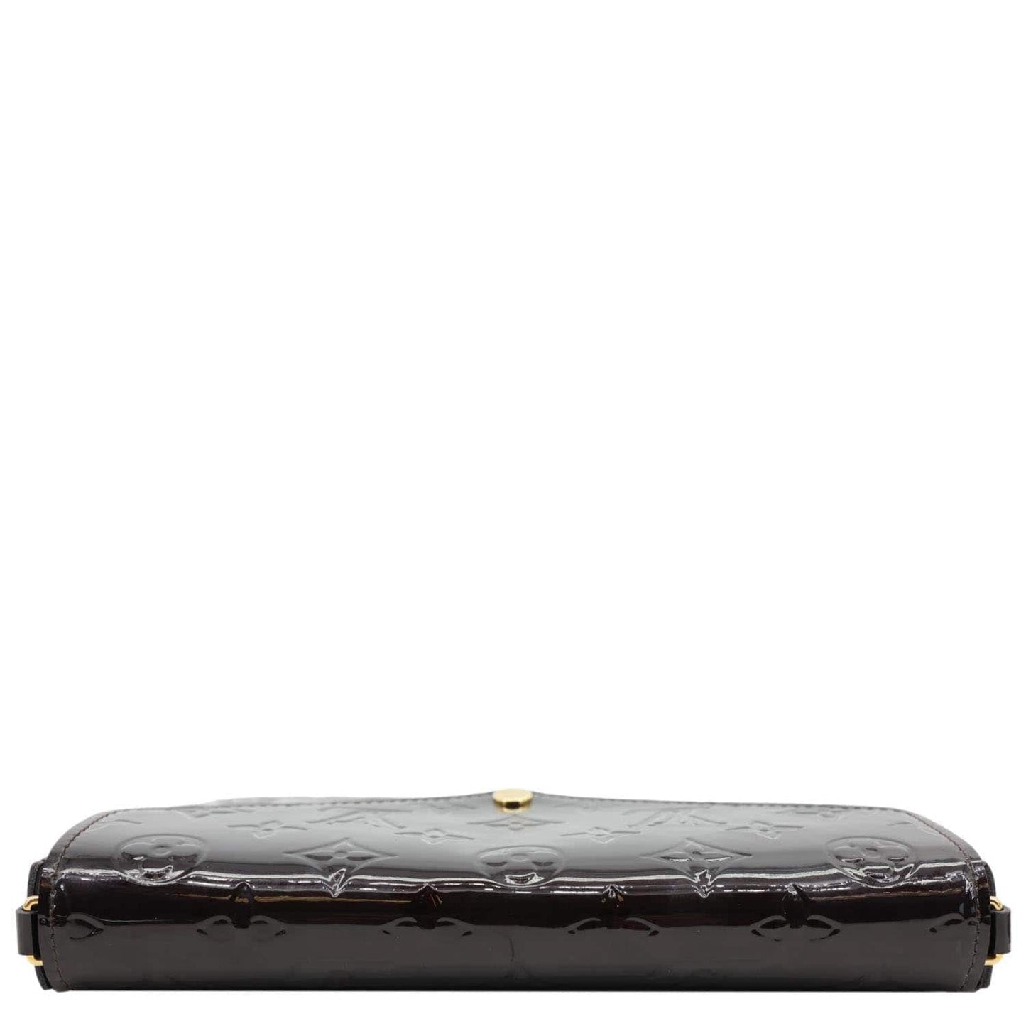 LOUIS VUITTON Felicie Pochette Monogram Vernis Shoulder Bag Amarante