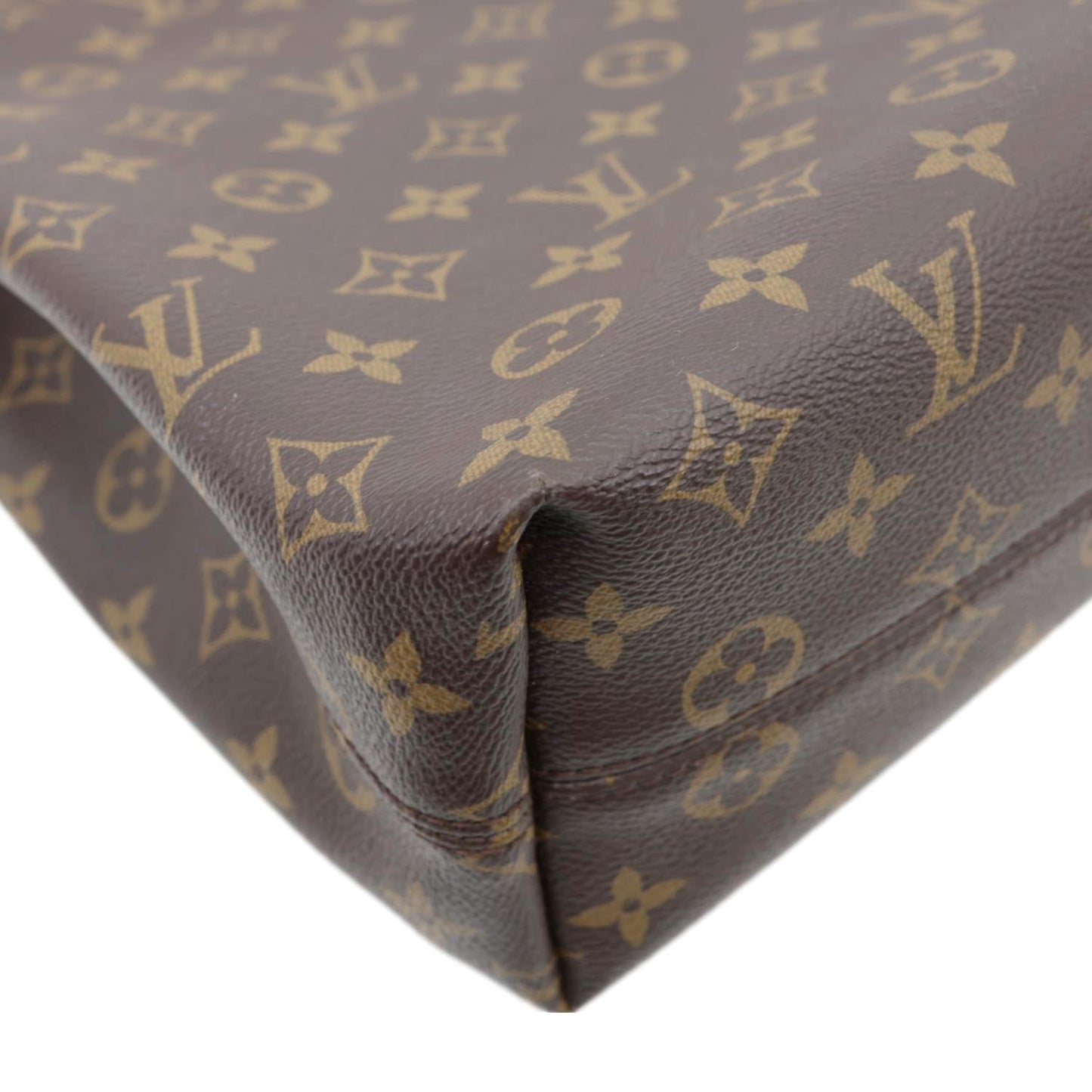 LOUIS VUITTON Graceful PM Monogram Canvas Hobo Shoulder Bag Brown