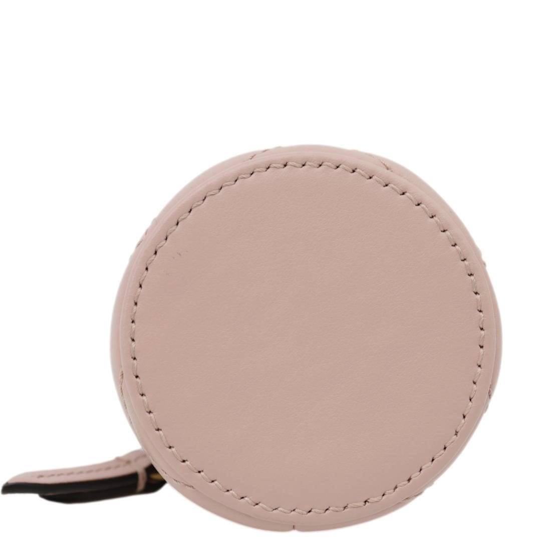 GUCCI GG Marmont Leather Key Chain Pink 725109