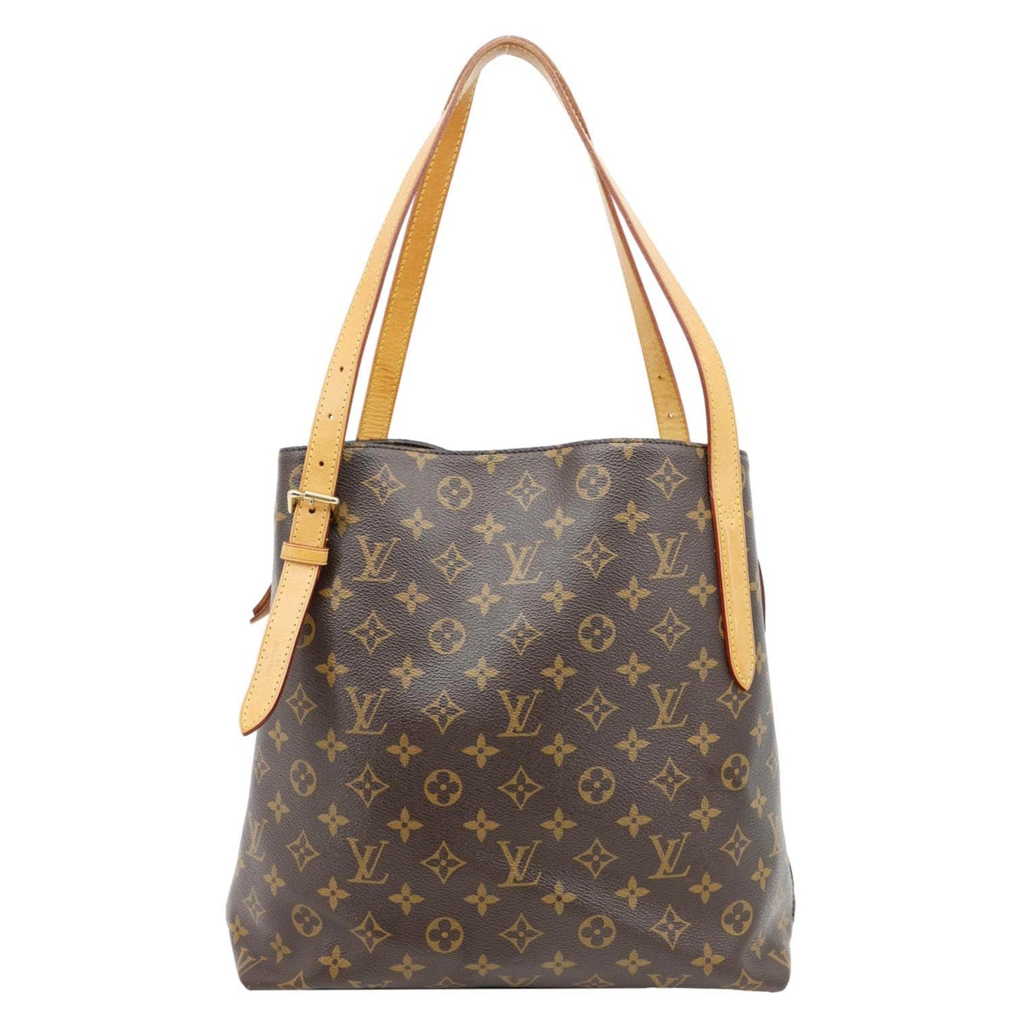 LOUIS VUITTON Voltaire Monogram Canvas Shoulder Bag Brown