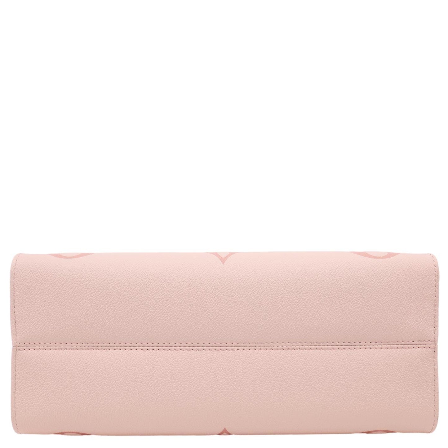 LOUIS VUITTON Onthego MM Giant Monogram Empreinte Leather Tote Bag Pink
