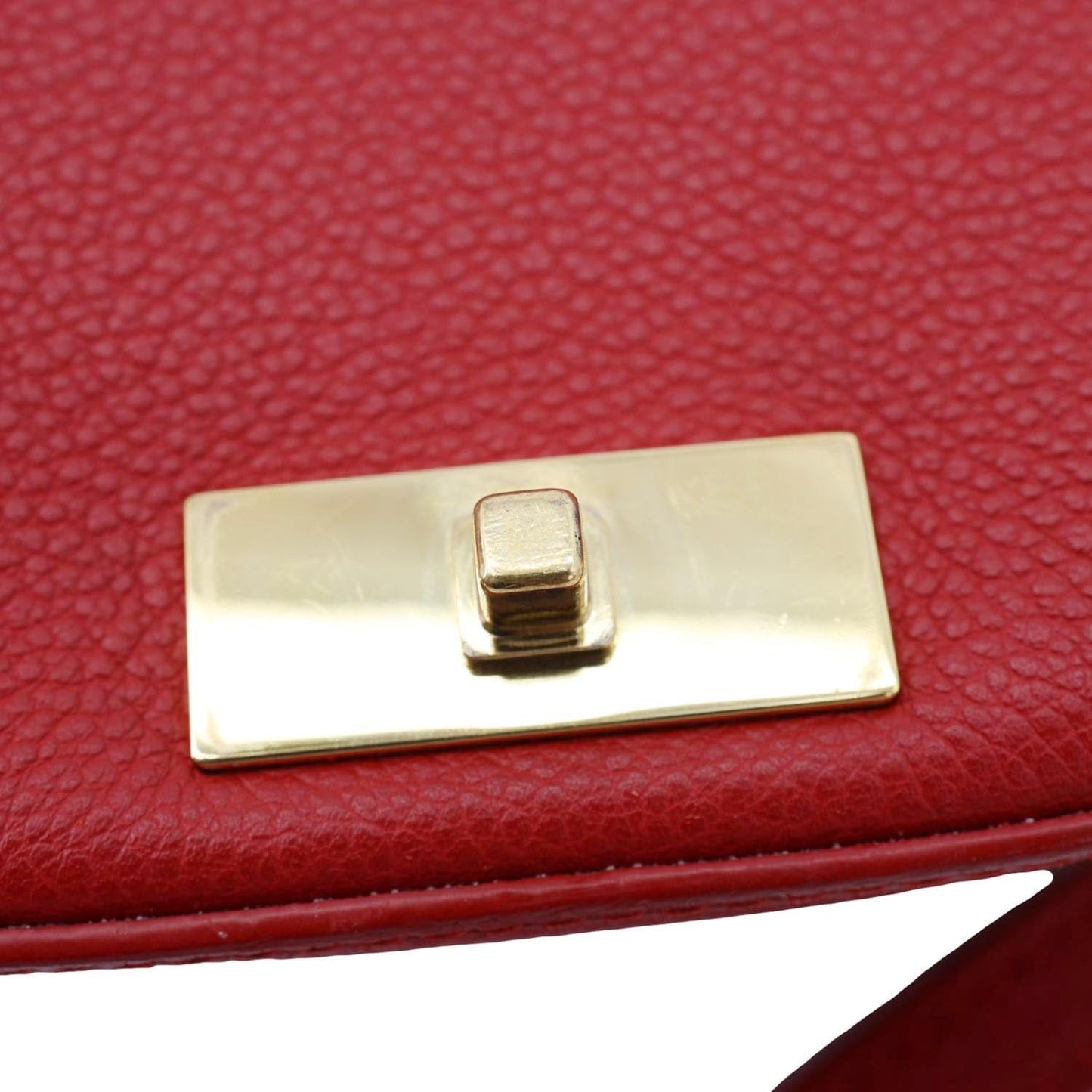 LOUIS VUITTON Junot Monogram Empreinte Leather Shoulder Bag Cherry