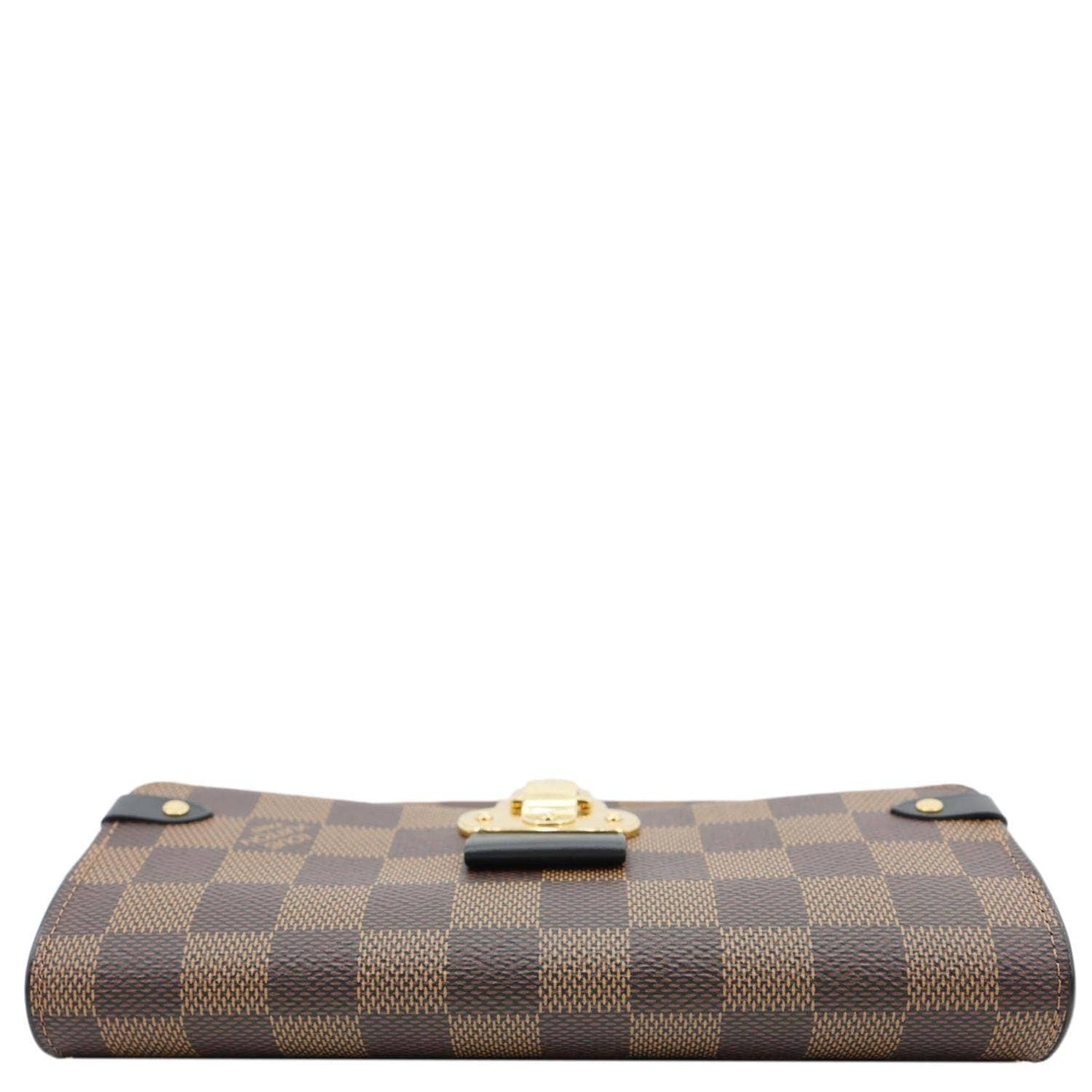 LOUIS VUITTON Vavin PM Damier Ebene Chain Crossbody Bag Black