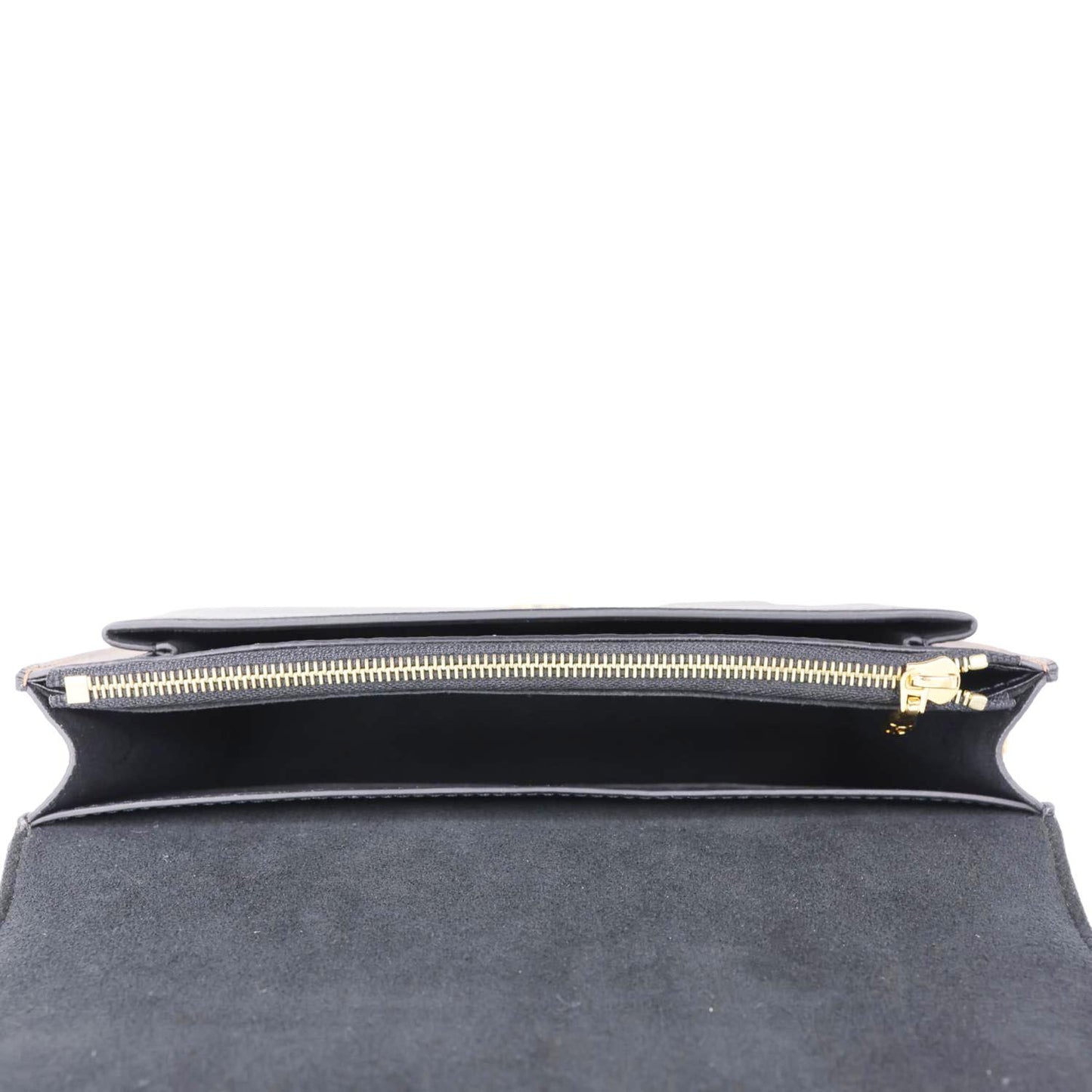 LOUIS VUITTON Vavin PM Damier Ebene Chain Crossbody Bag Black