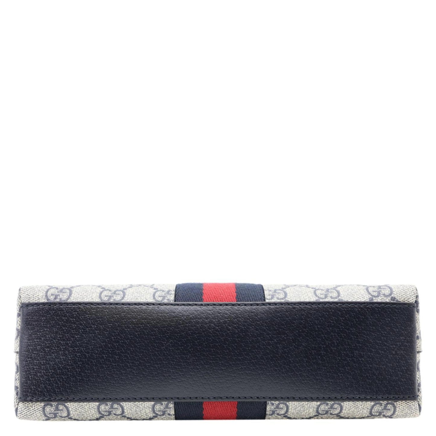 GUCCI Ophidia Dome Small GG Supreme Canvas Shoulder Bag Navy Blue 499621