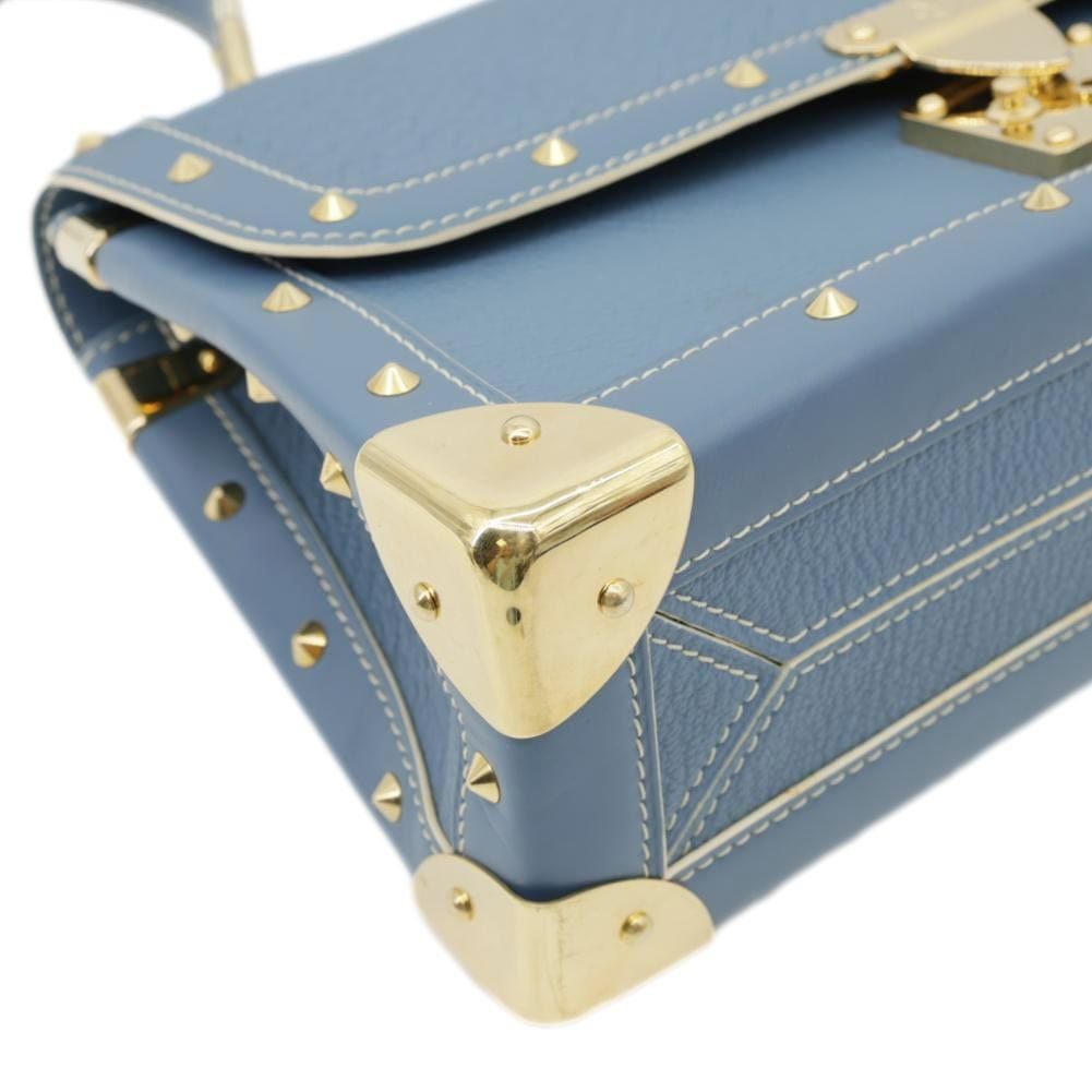 LOUIS VUITTON Suhali Le Talentueux Leather Shoulder Bag Blue