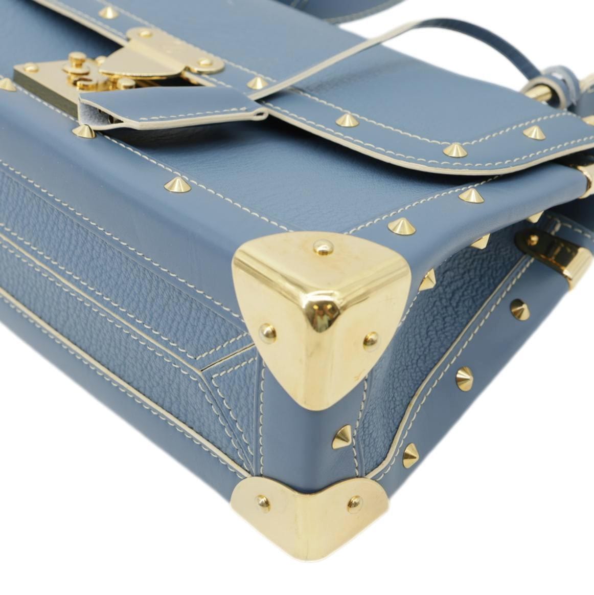 LOUIS VUITTON Suhali Le Talentueux Leather Shoulder Bag Blue