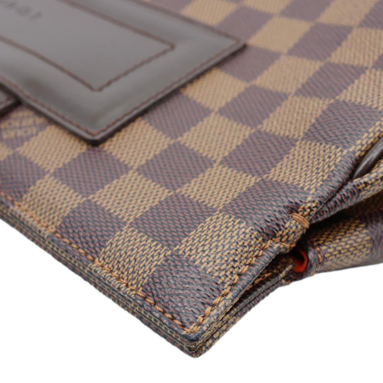 LOUIS VUITTON Parioli PM Damier Ebene Tote Shoulder Bag Brown