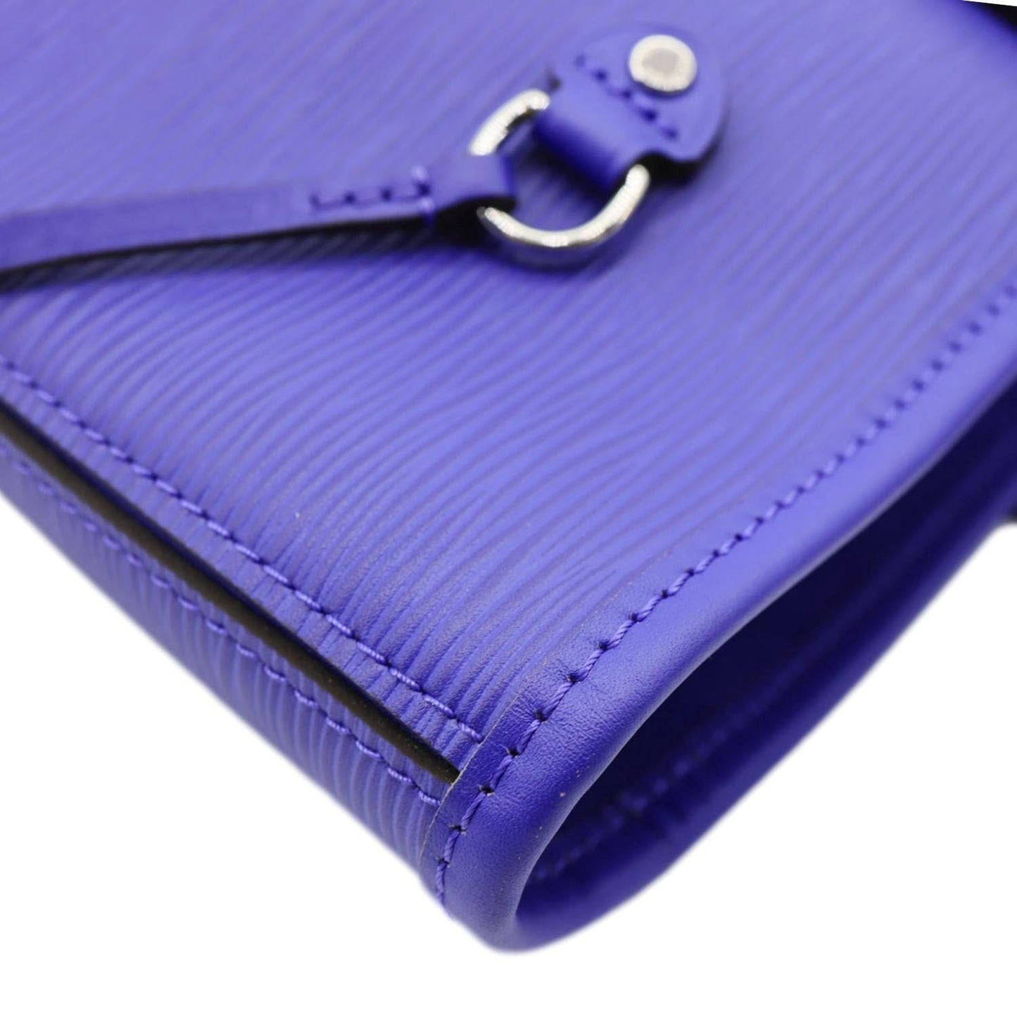 LOUIS VUITTON Neverfull MM Epi Leather Tote Shoulder Bag Purple